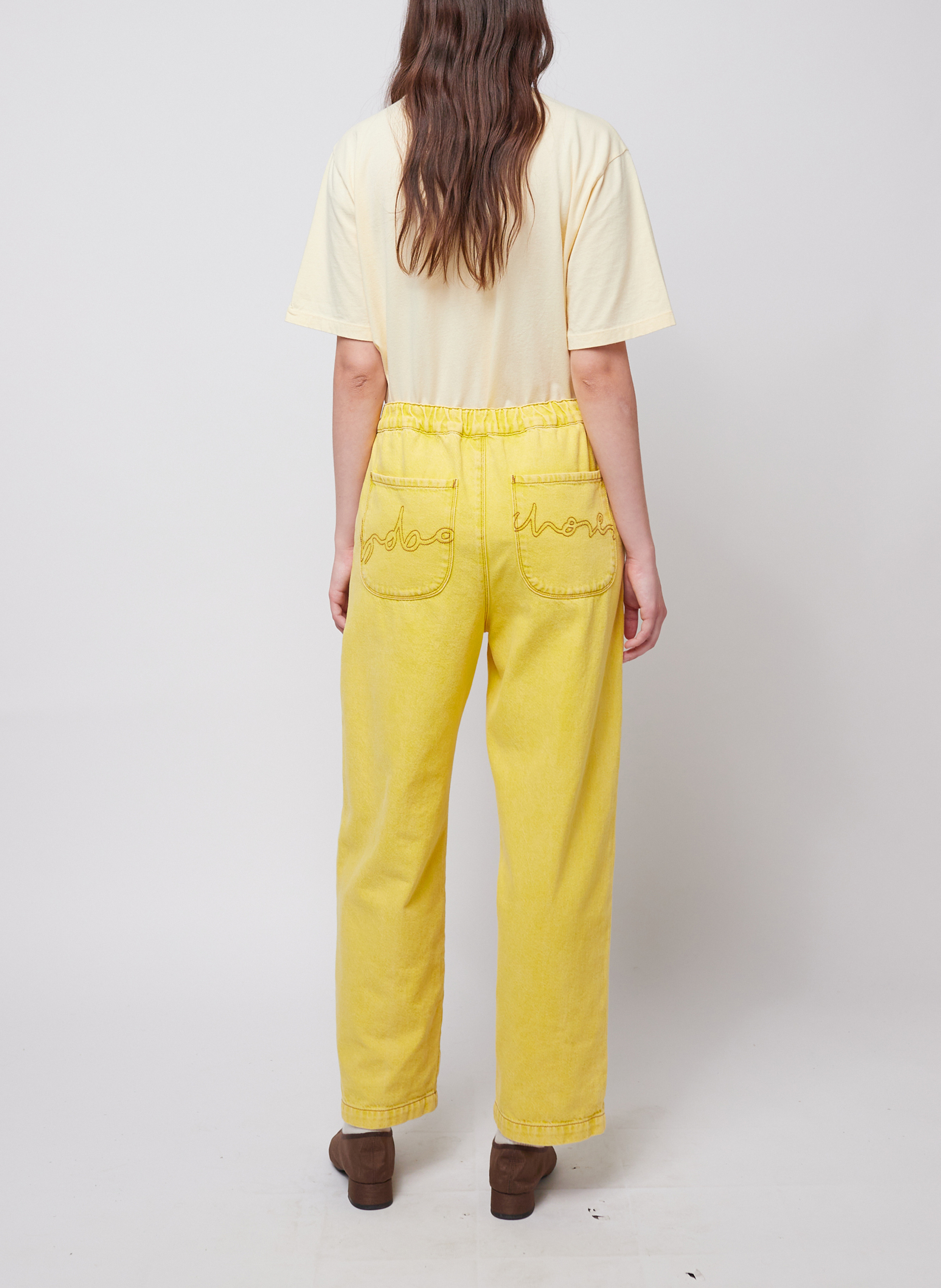 Straight-fit T-shirt met korte mouwen BOBO CHOSES Geel