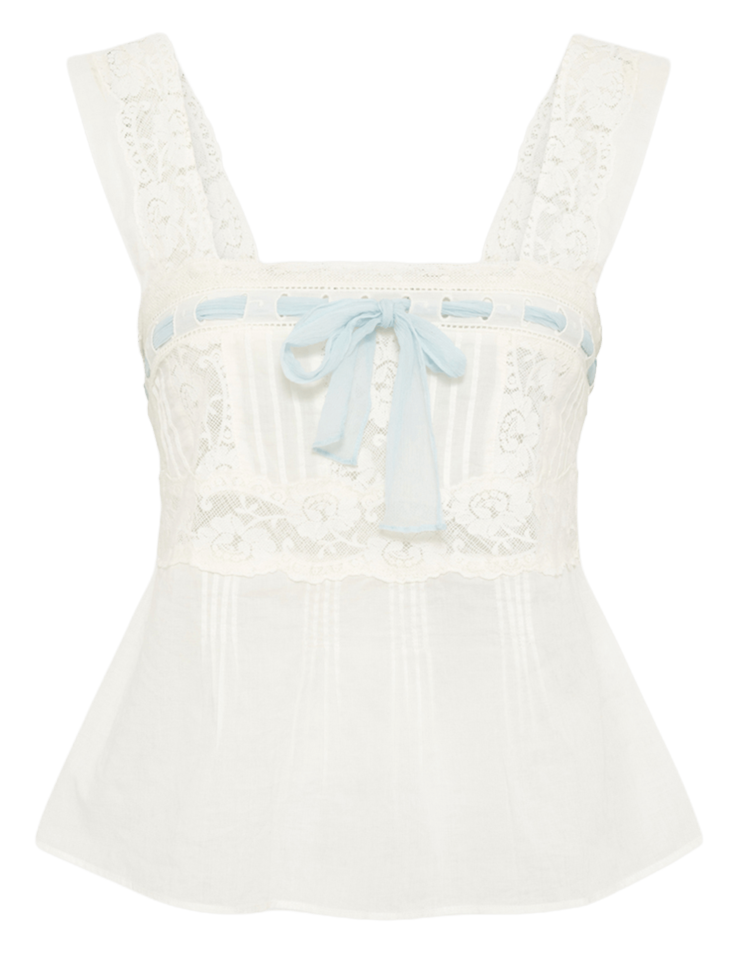 Mouwloze kanten top GERARD DAREL Beige