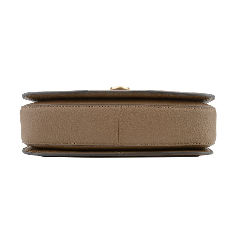 Crossbody bag in cowhide leather Brown