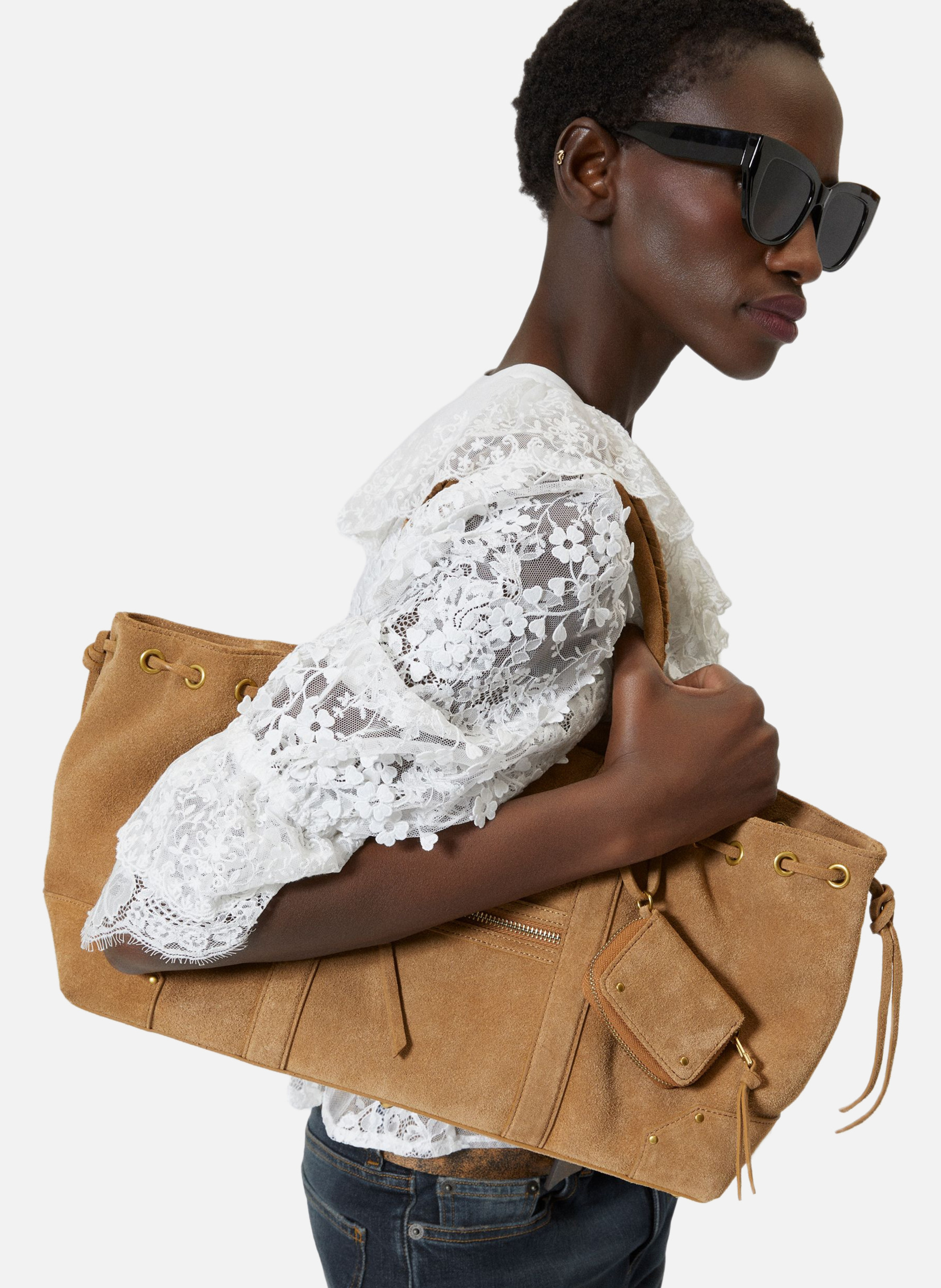 Cotton top THE KOOPLES Beige