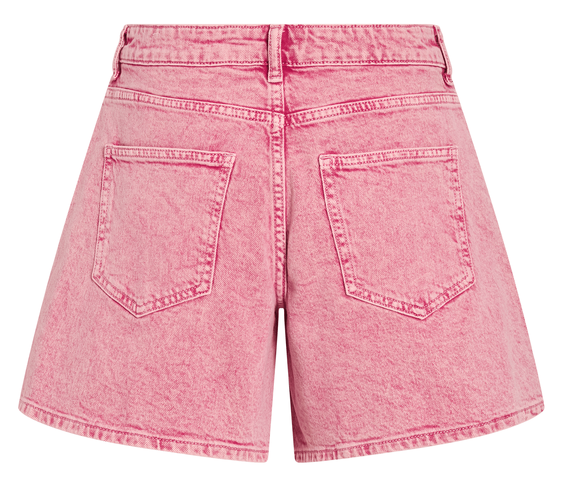 Short large taille basse uni VILA Rouge