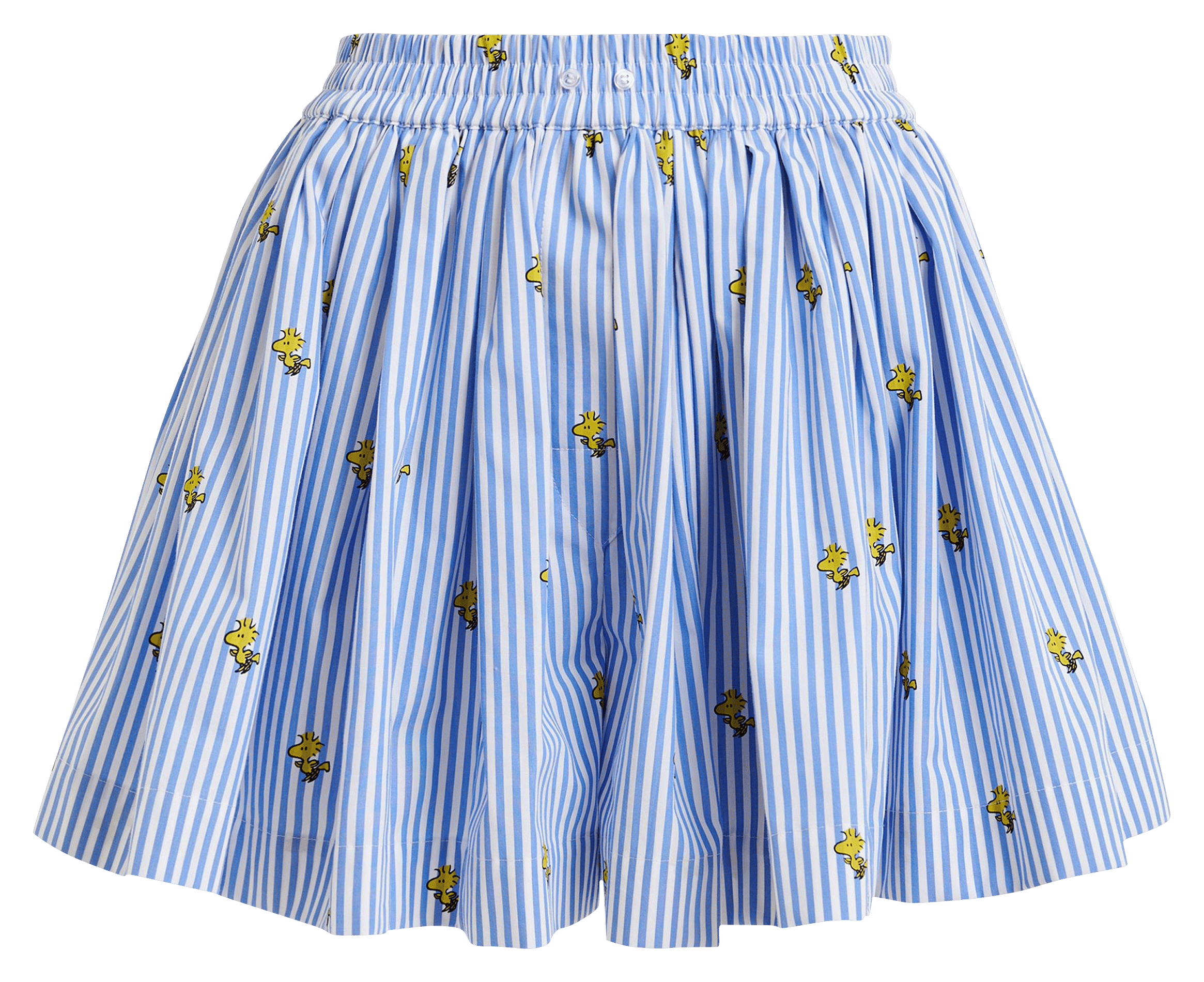 Short imprimé en coton ESSENTIEL ANTWERP Bleu