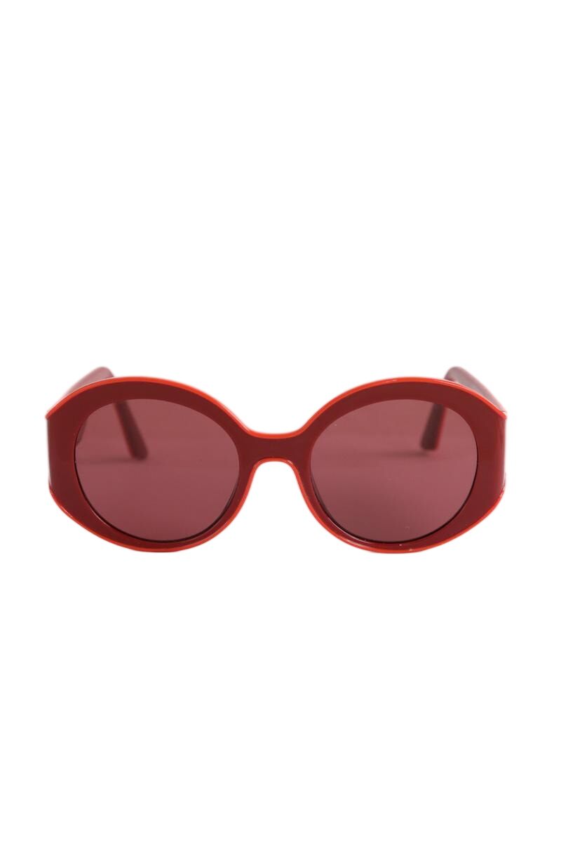 Lunettes surdimensionné LONGCHAMP - Seconde Main Rouge