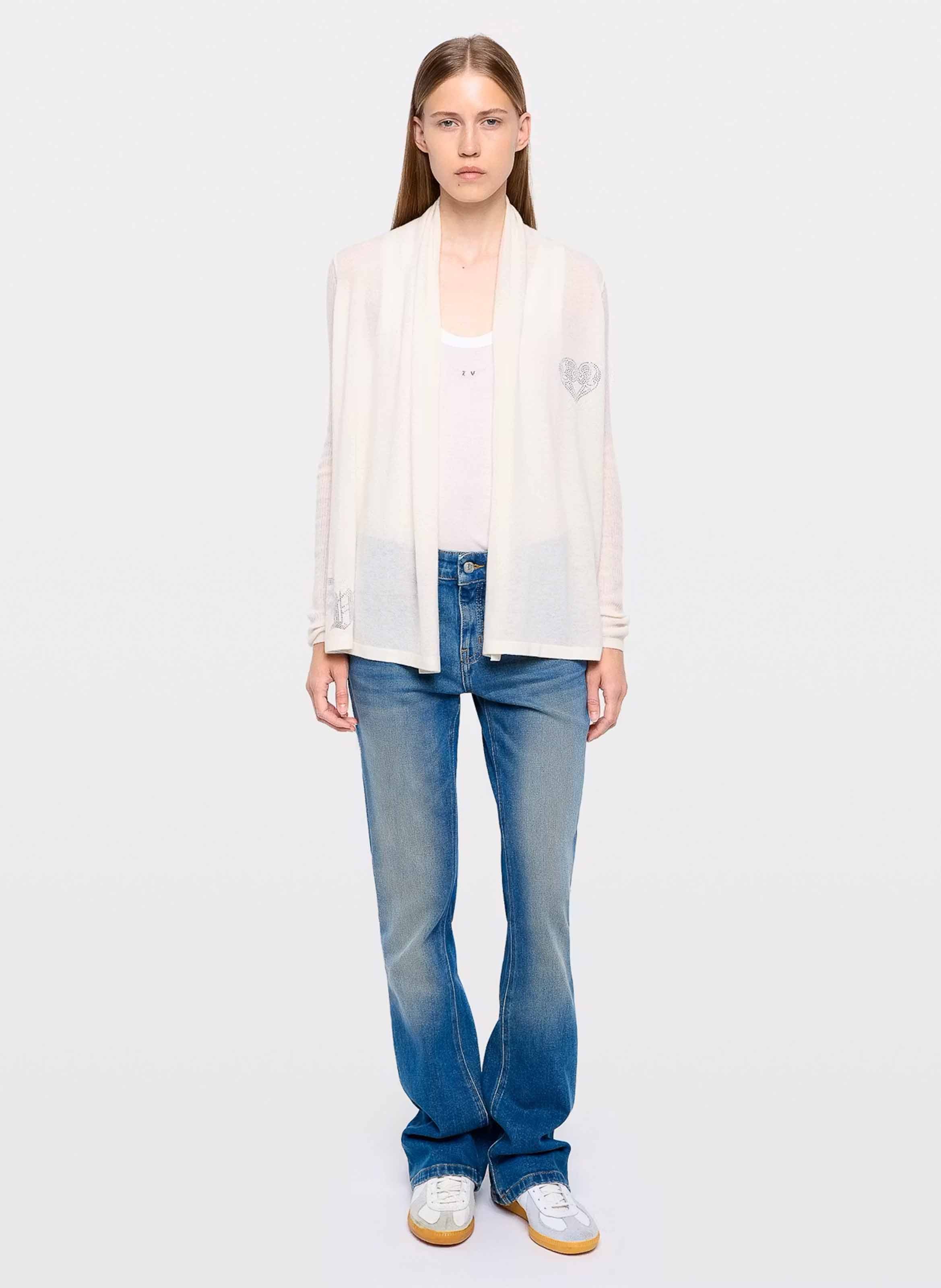 Cardigan ample en cachemire ZADIG&VOLTAIRE Beige