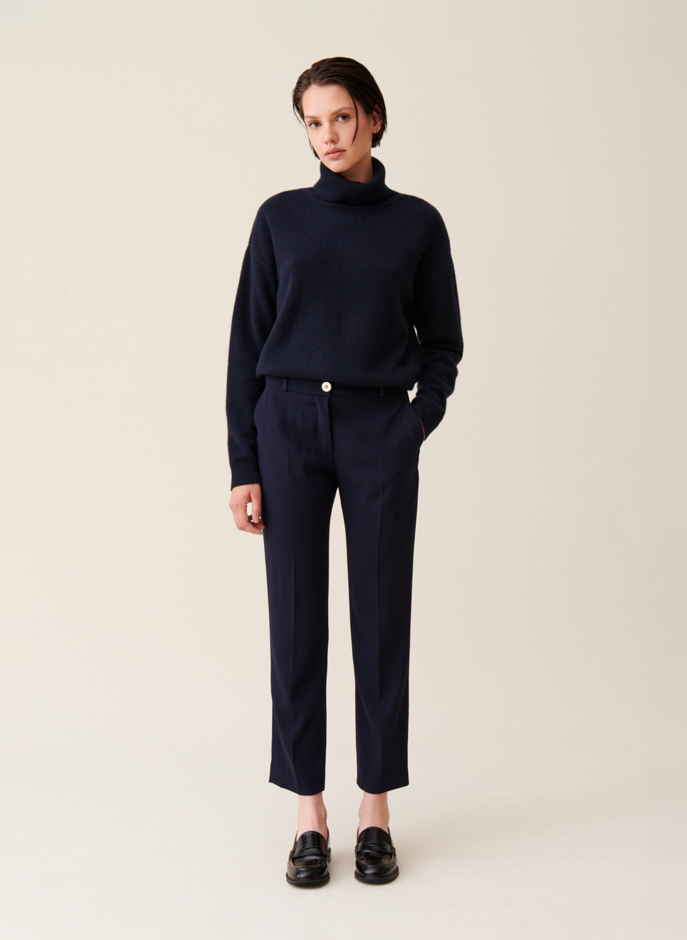 Pantalon droit CLAUDIE PIERLOT Bleu