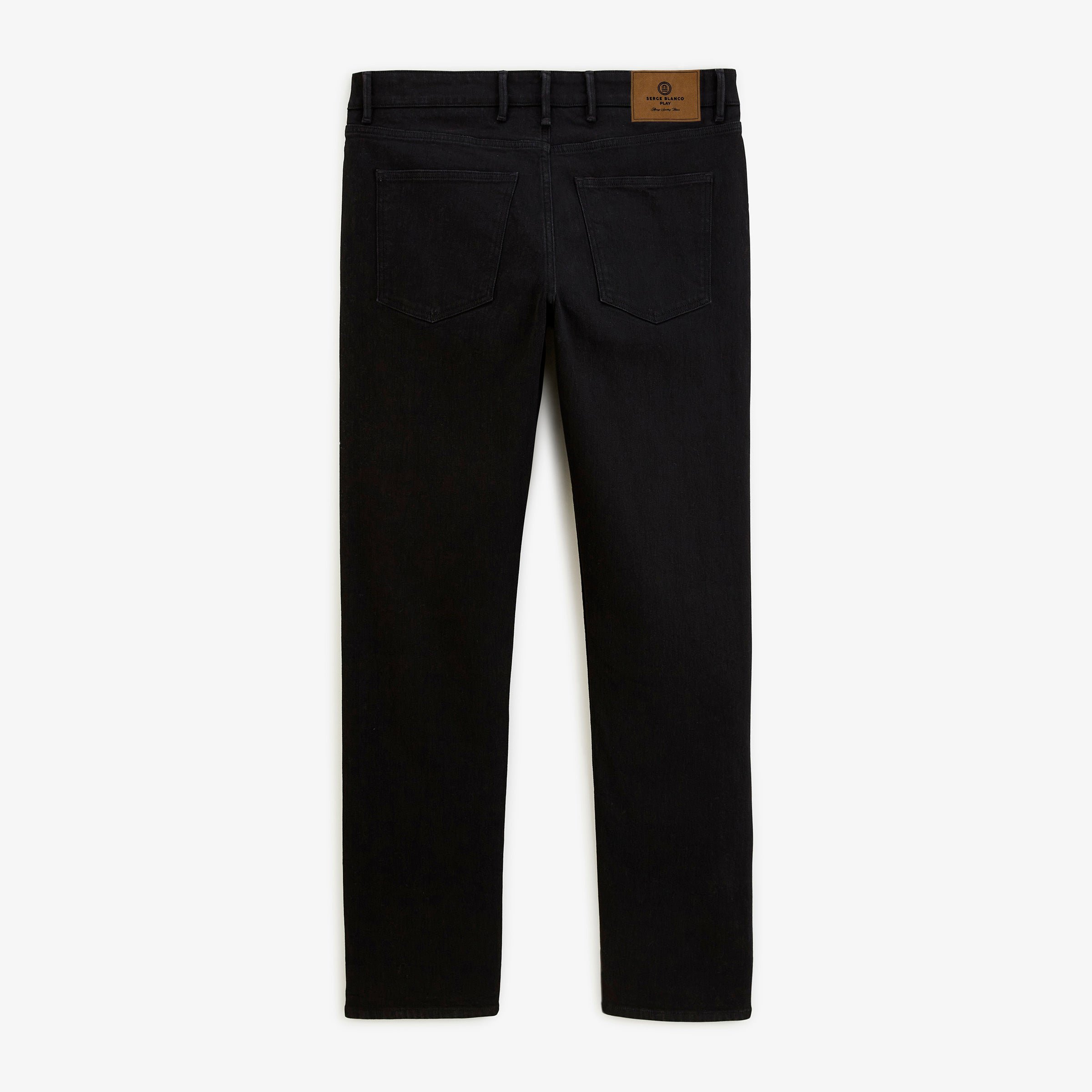 Tapered cotton jeans SERGE BLANCO Black