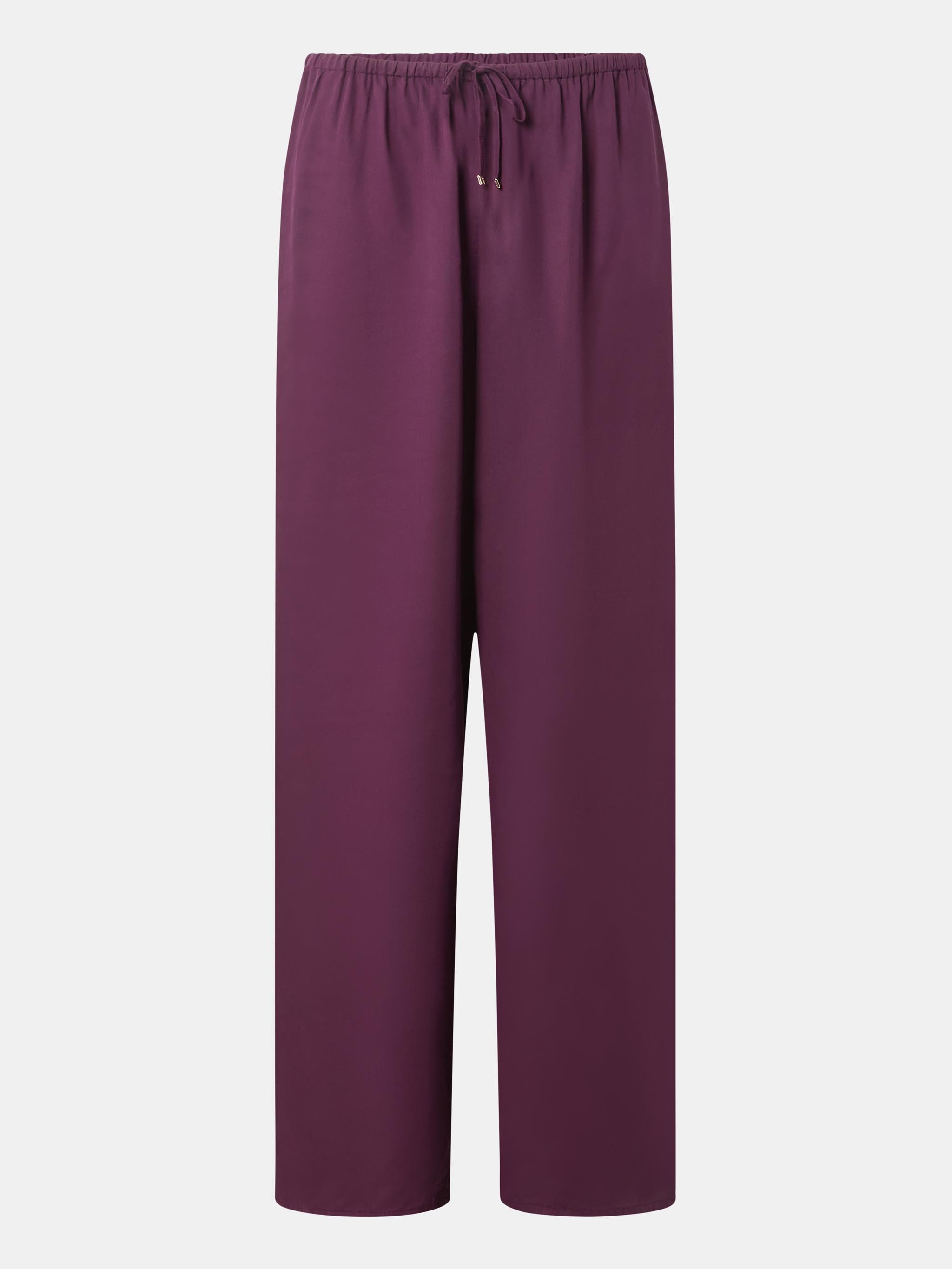Floral Embroidery Pants CHANTELLE Purple