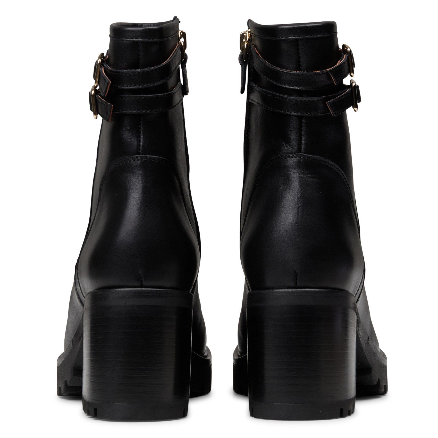 Lederstiefeletten MAISON TOUFET Schwarz