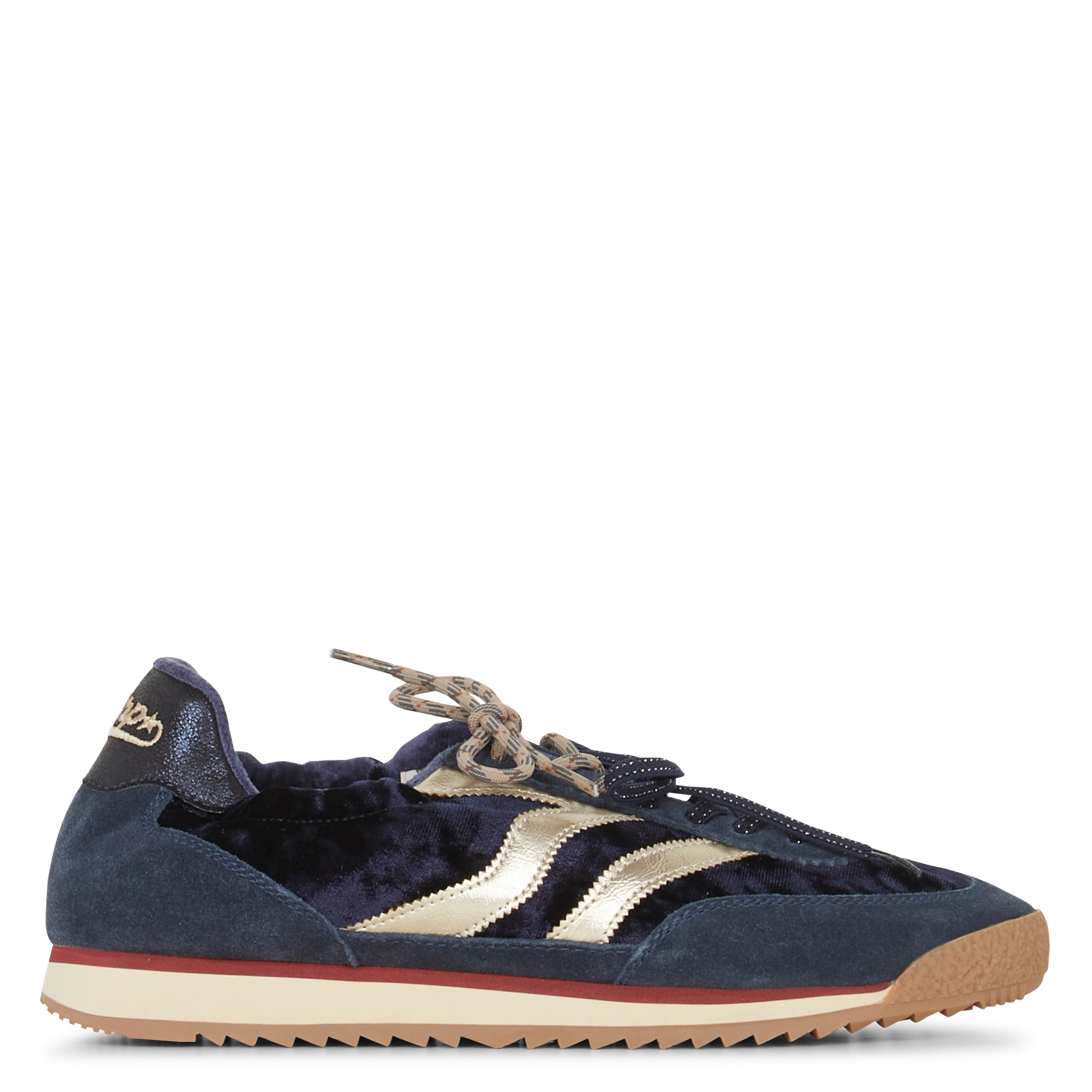 Baskets basses en cuir MRP Bleu