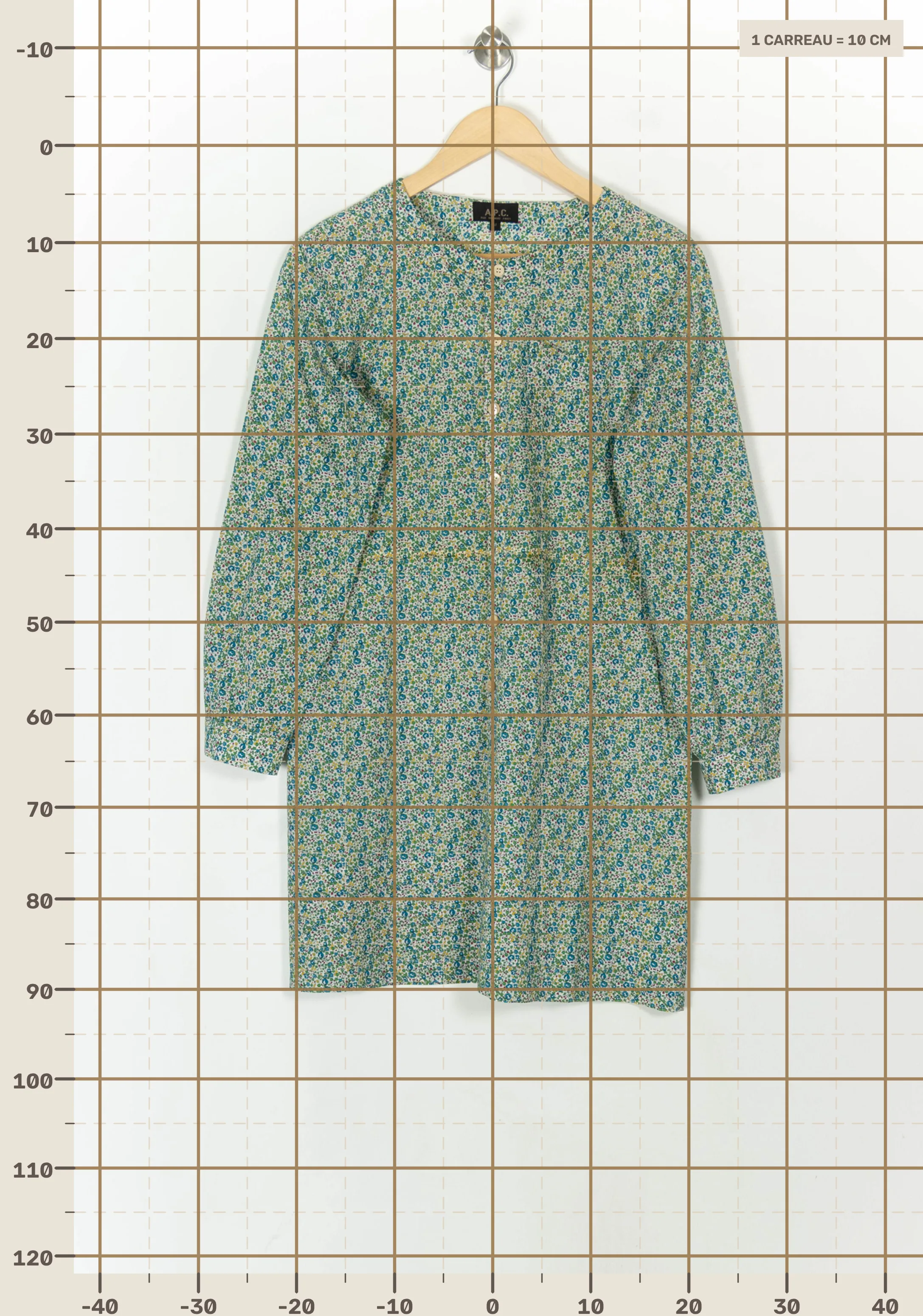 Short & midi dress A.P.C - Seconde main Multicolored