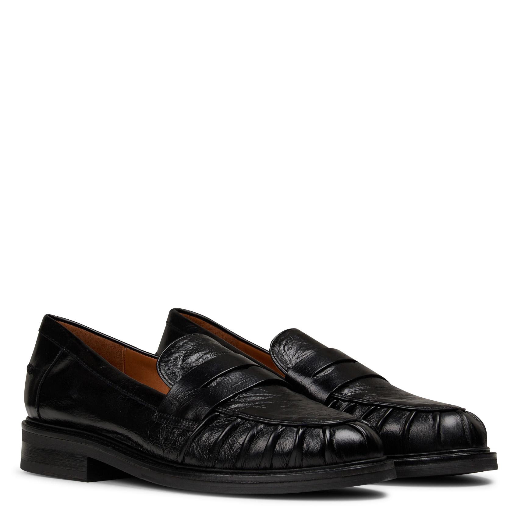 Ledermokassins | Schwarz BILLI BI Damen
