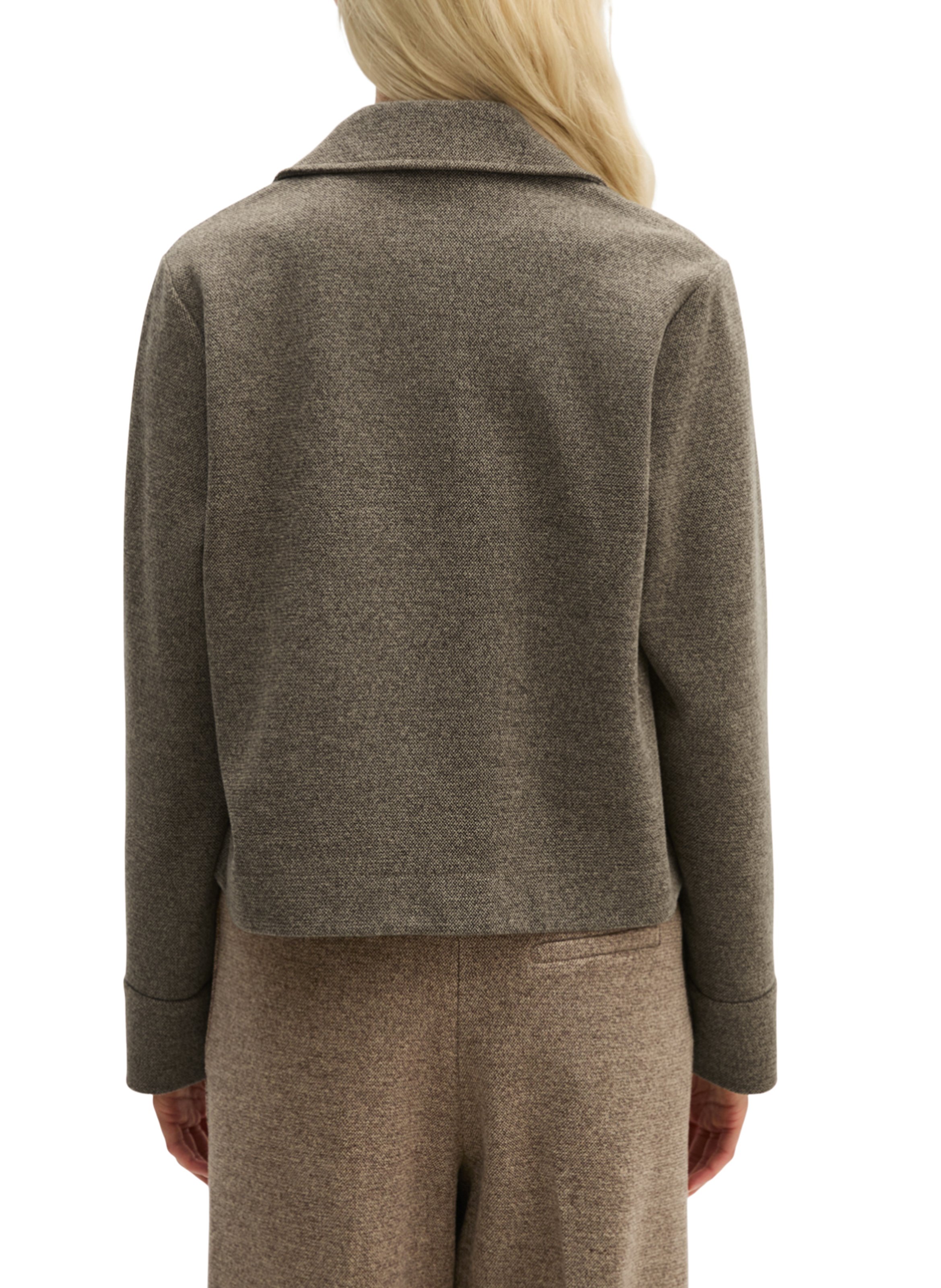 Veste droite en coton mélangé MARC O'POLO Marron