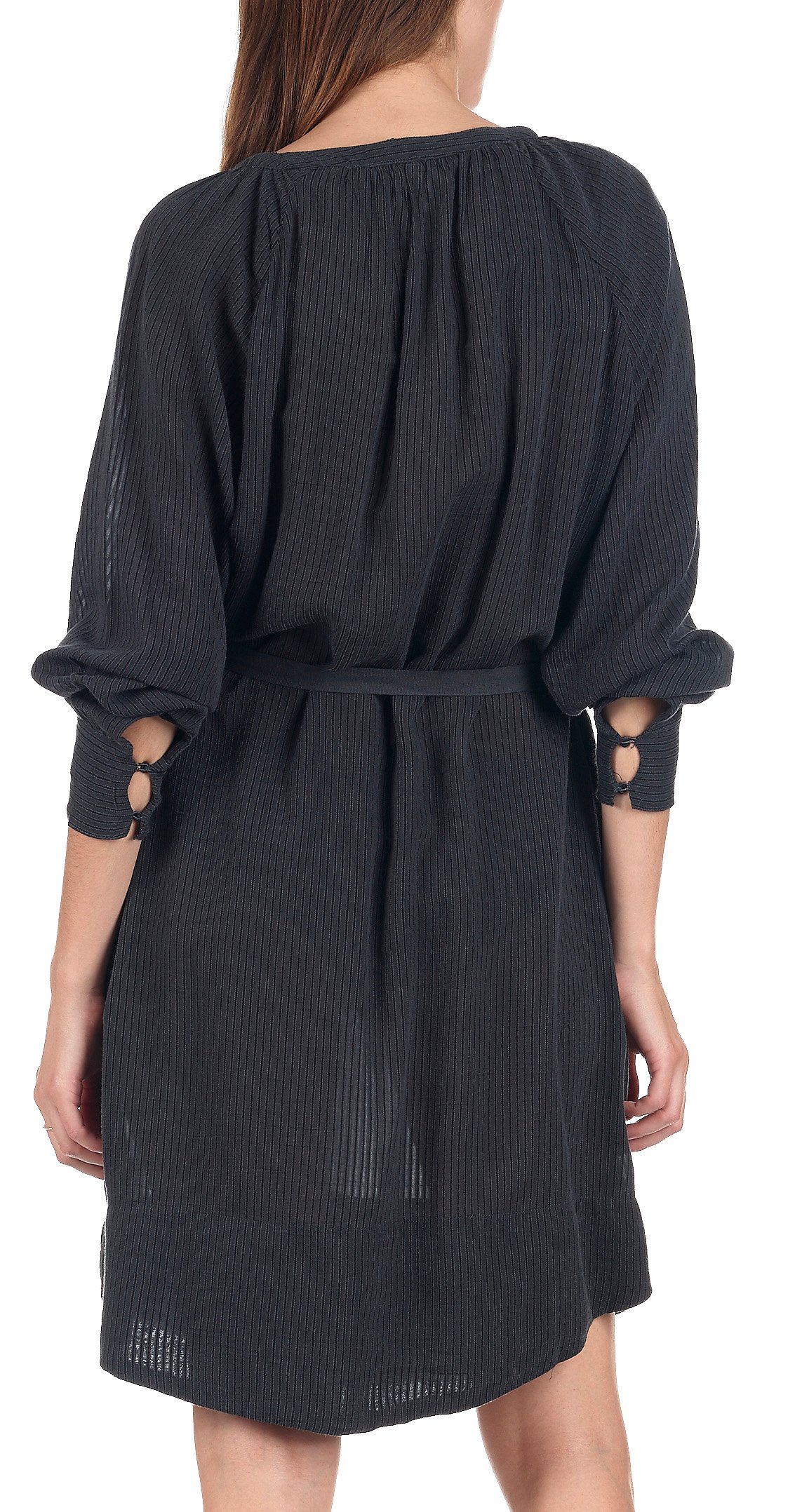 Robe manches longues à rayures tissées  SWILDENS Gris