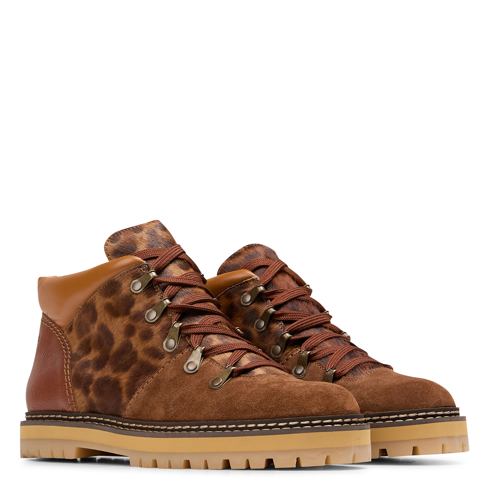 Two-tone boots SEE BY CHLOE Brown