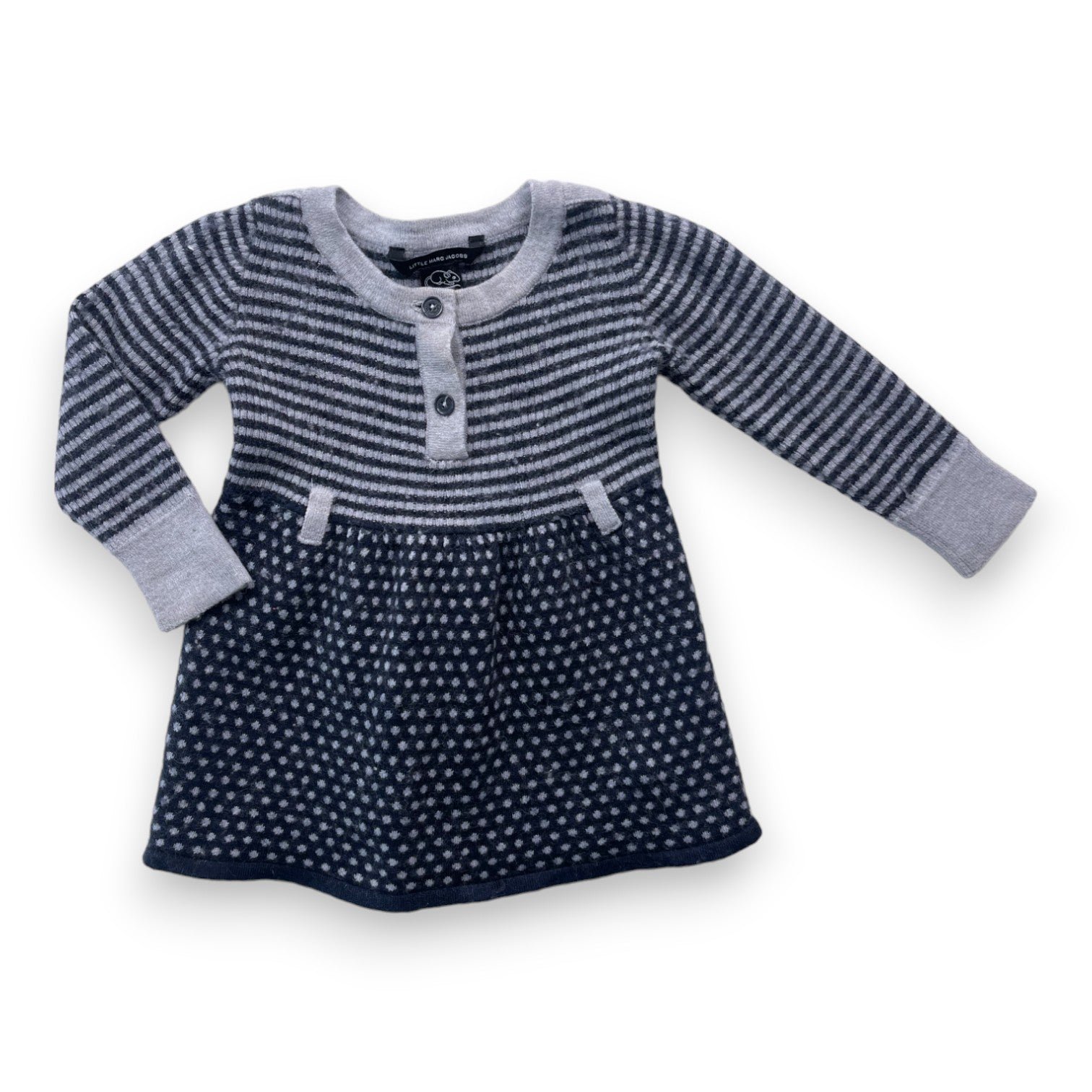 Grey Baby Dress - 24 months MARC JACOBS - Seconde Main Grey