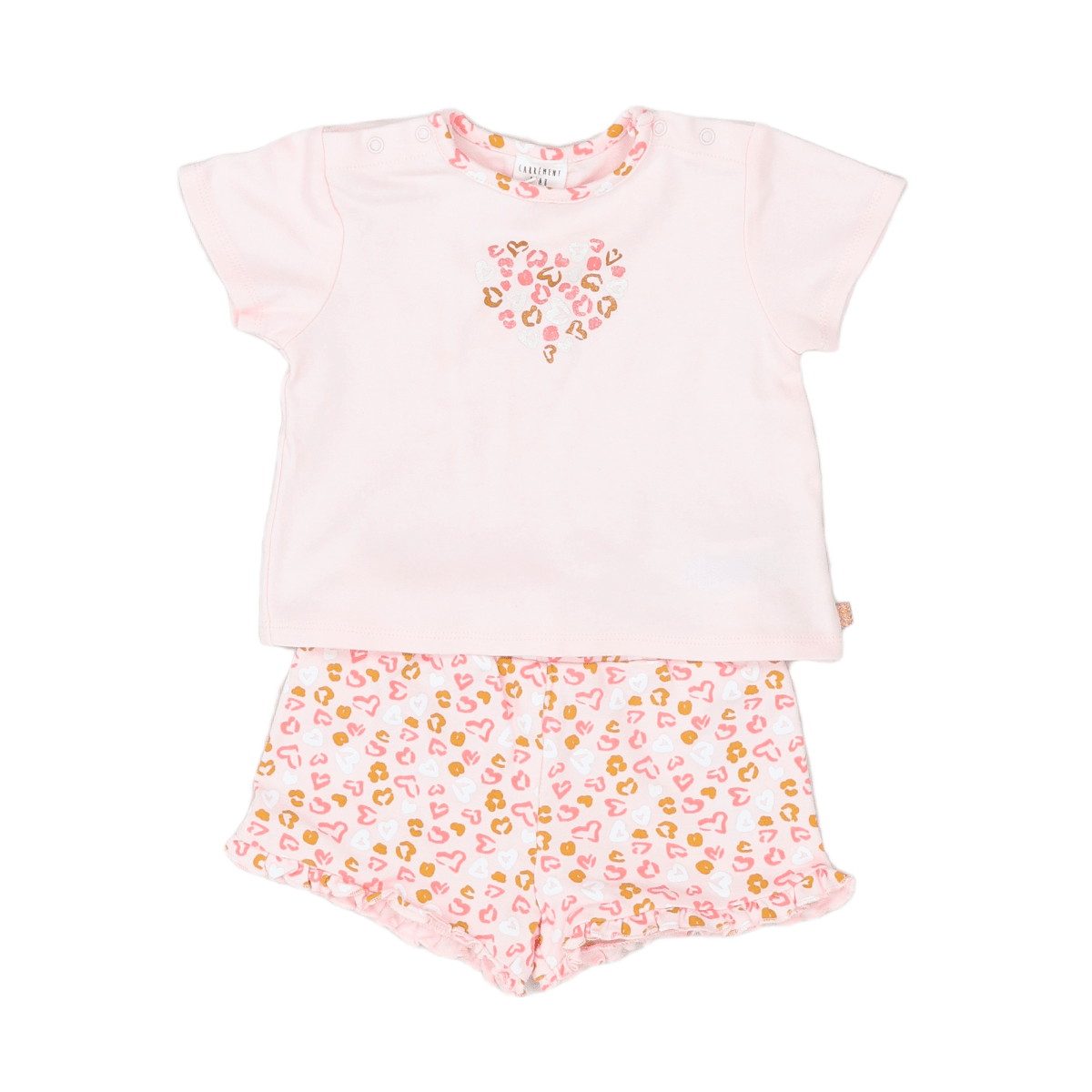 Pink baby set - 12 months CARREMENT BEAU - Seconde Main Pink