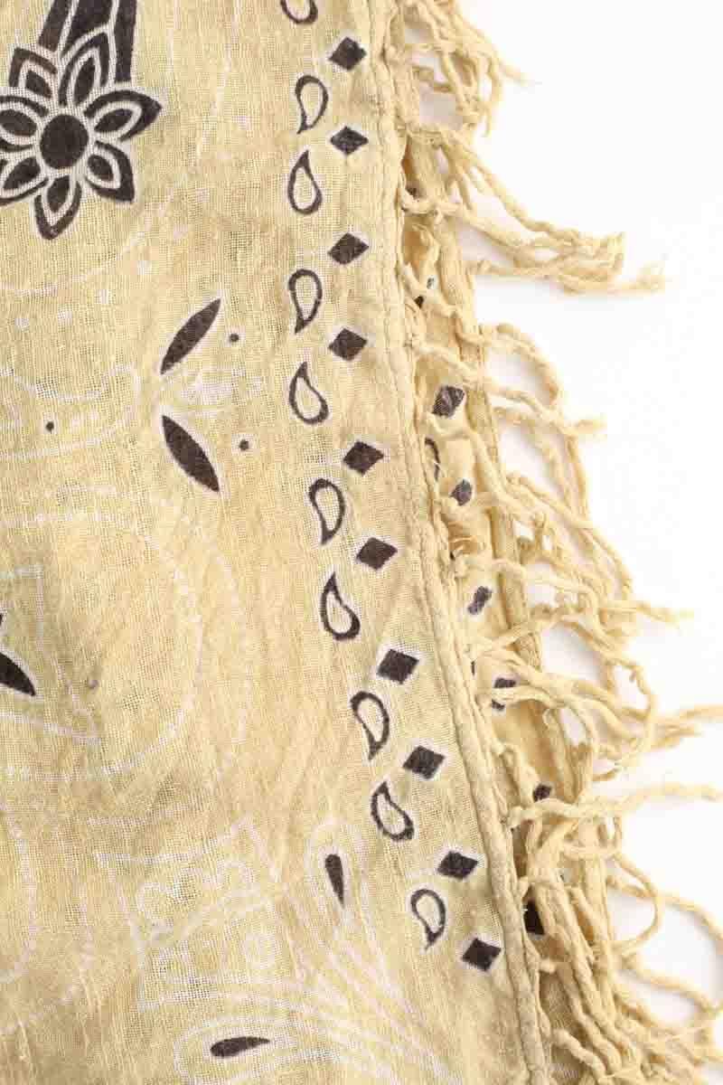 Cotton floaty scarf ISABEL MARANT - Seconde Main Yellow