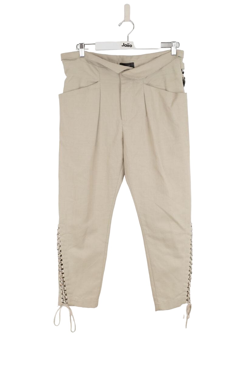 Slim cotton trousers ISABEL MARANT - Seconde Main Beige