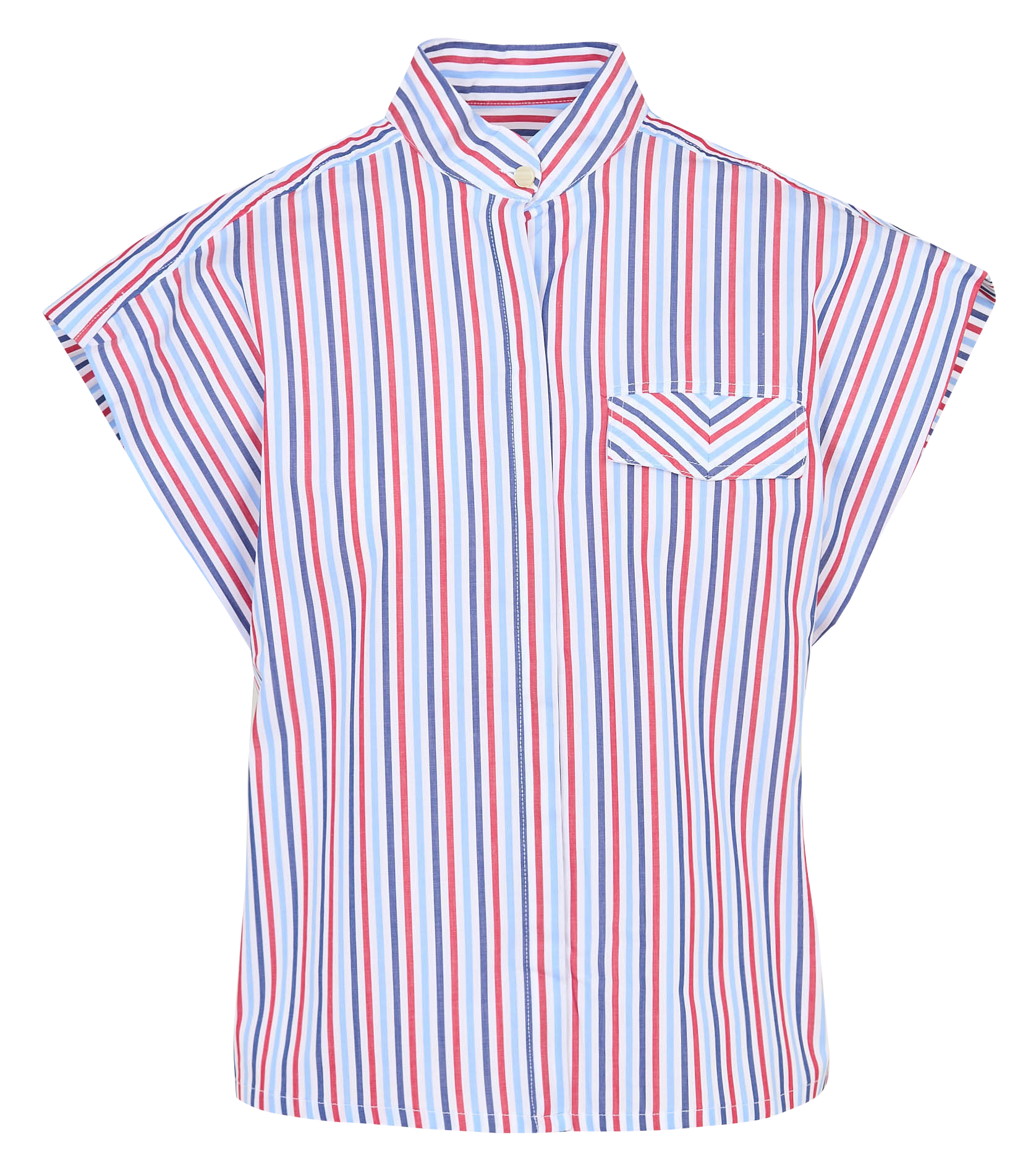 Short-sleeved striped shirt THE LABEL EDITION Multicolored