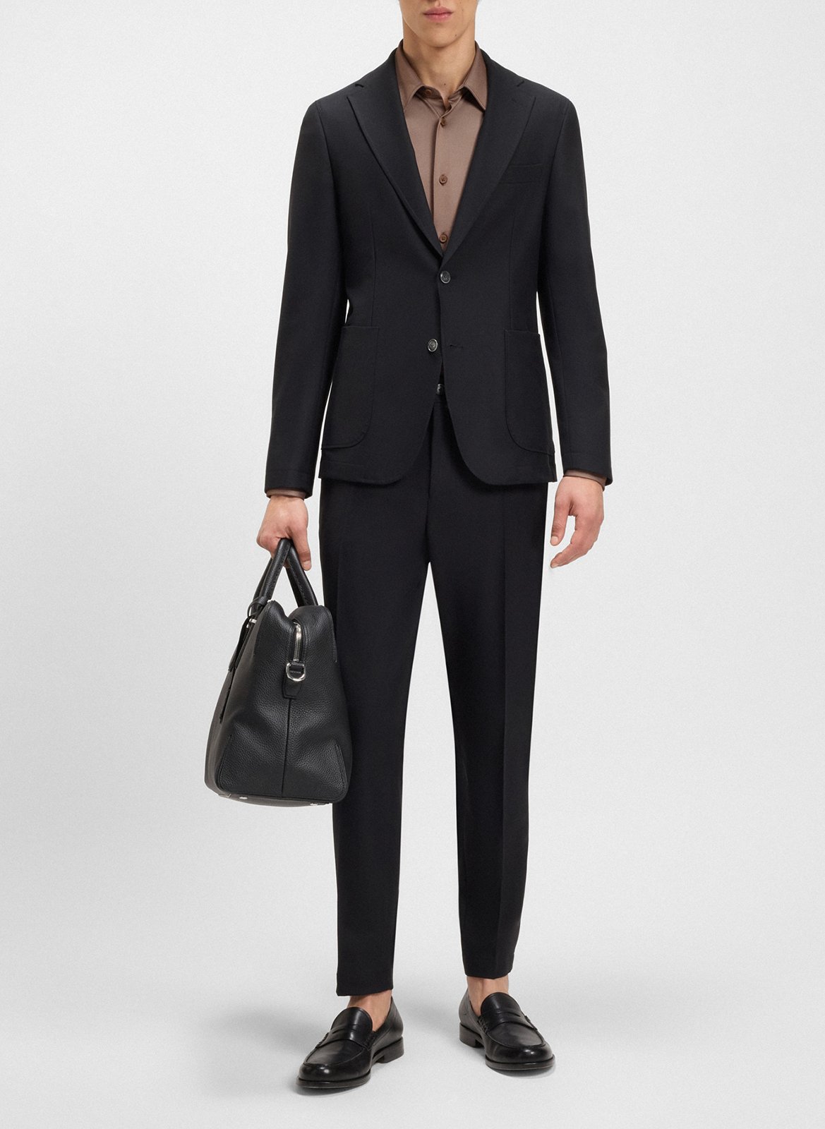 Slim-fit shirt BOSS Brown