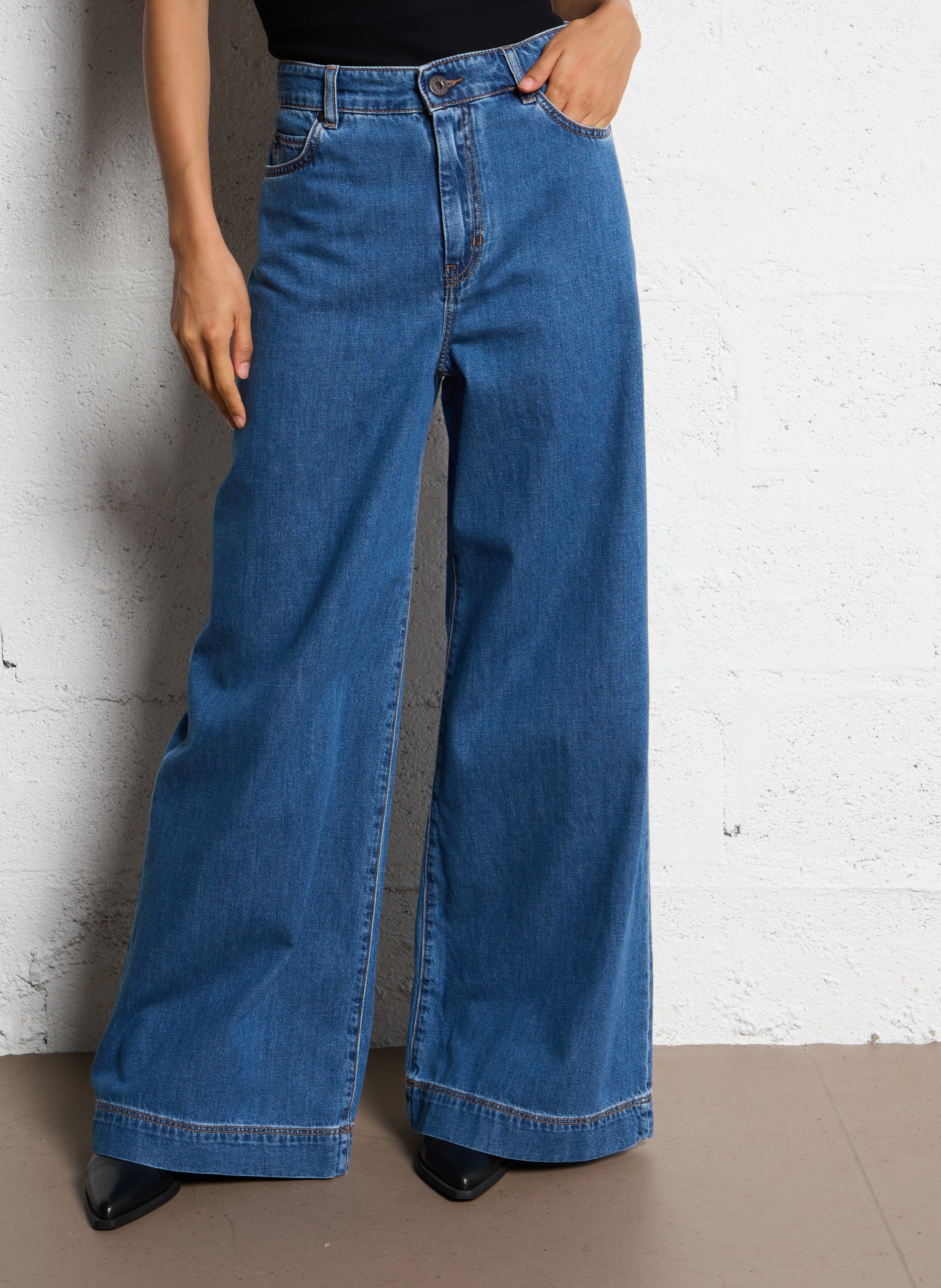 Jean large MAX MARA WEEK END Bleu