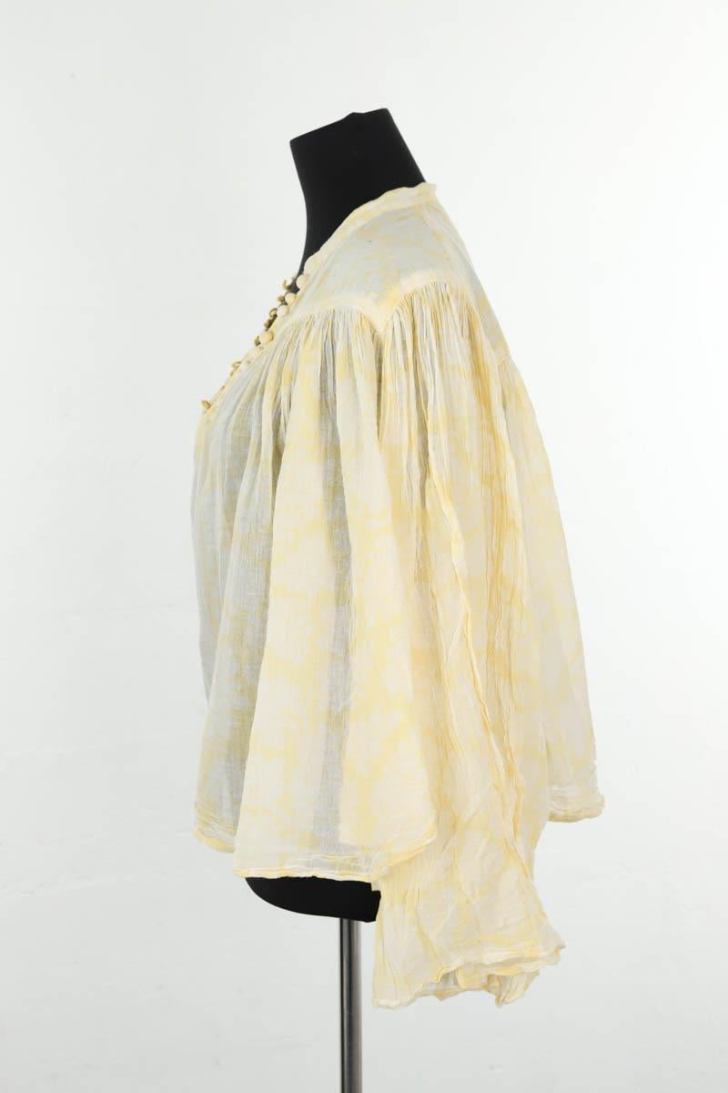 Cotton blouse Yellow