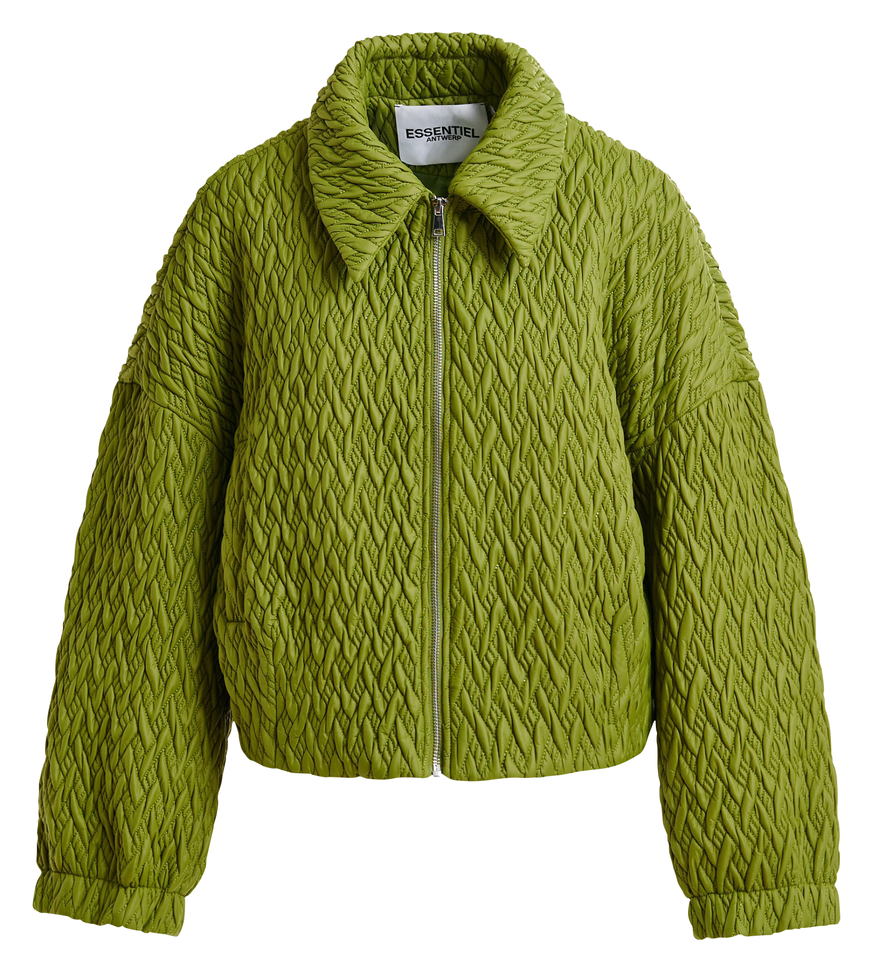 Veste col classique effet cuir ESSENTIEL ANTWERP Vert
