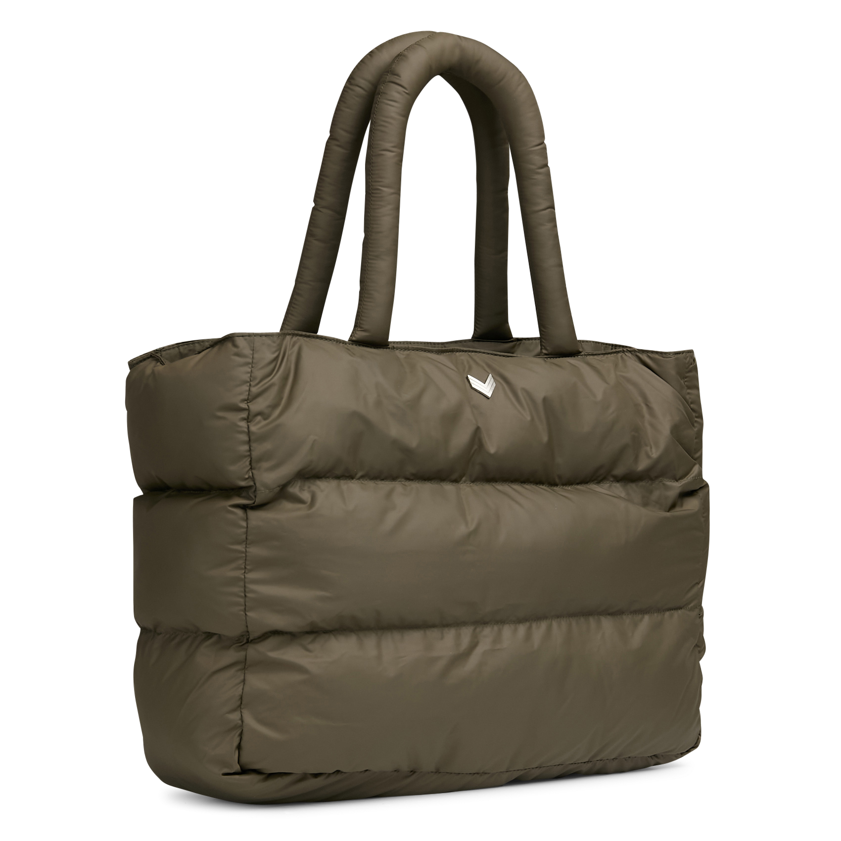 Quilted tote bag IKKS Khaki
