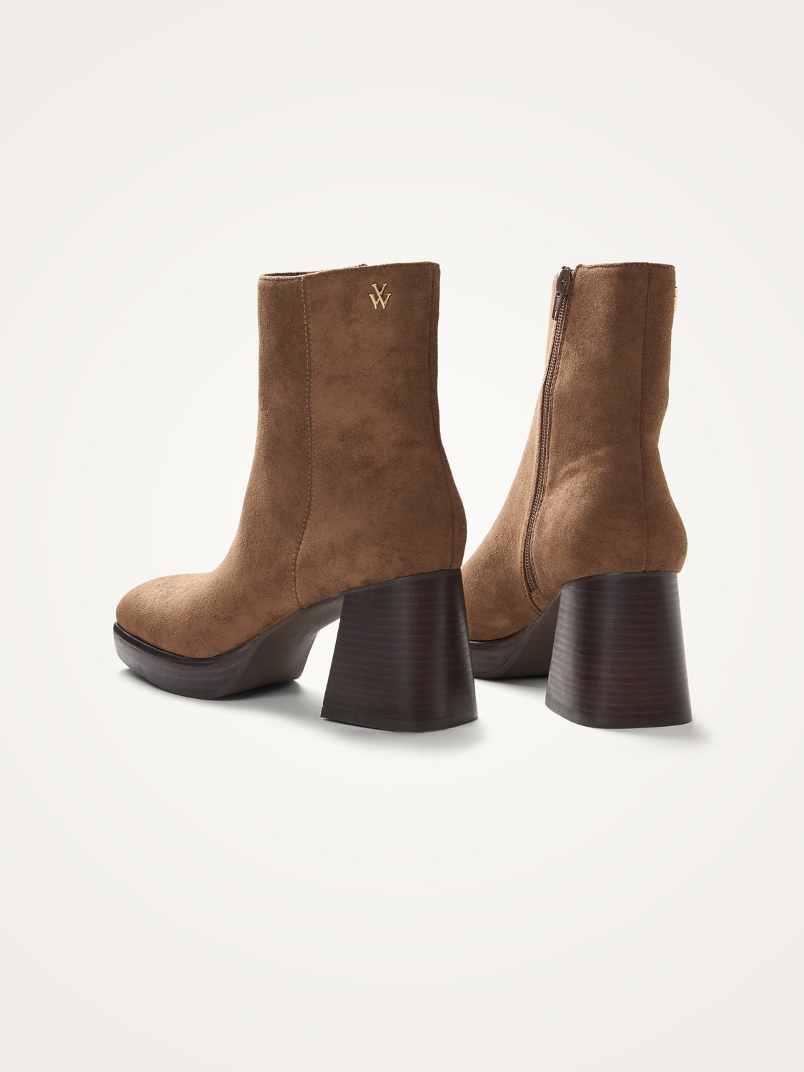 Ankle boots with heel VANESSA WU Beige