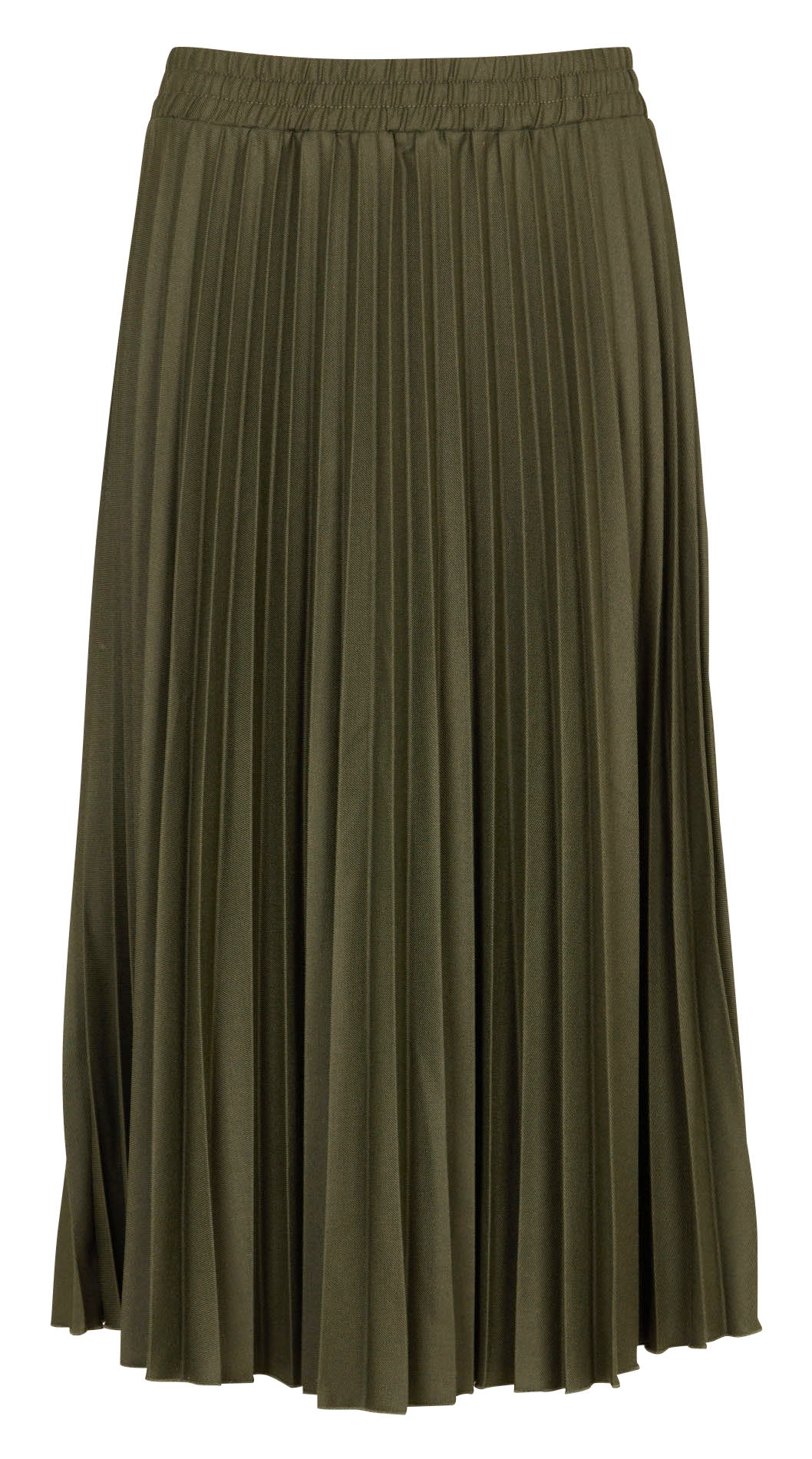 Jupe midi plissée LA FEE MARABOUTEE Vert