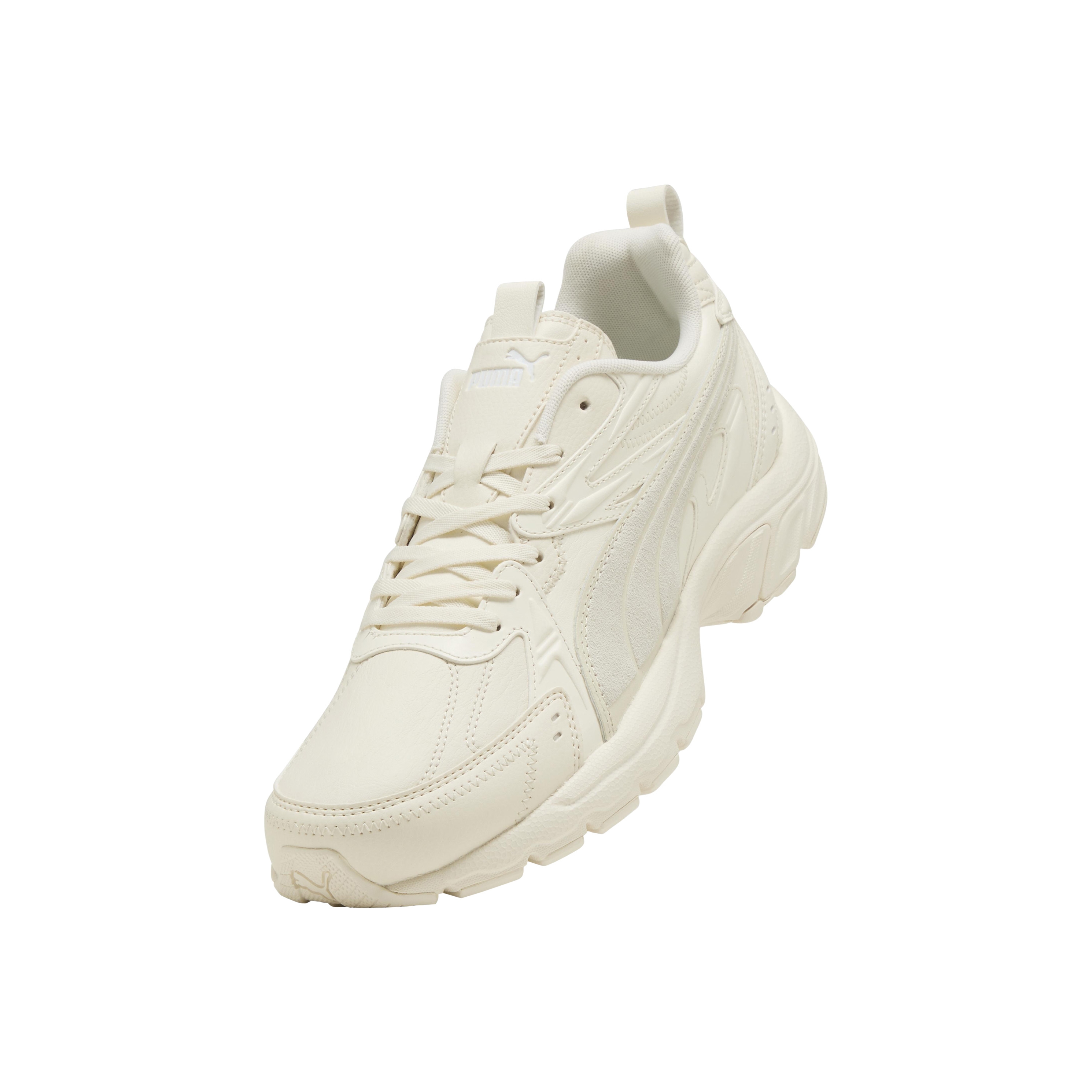 Low leather sneaker milenio tech L PUMA Beige