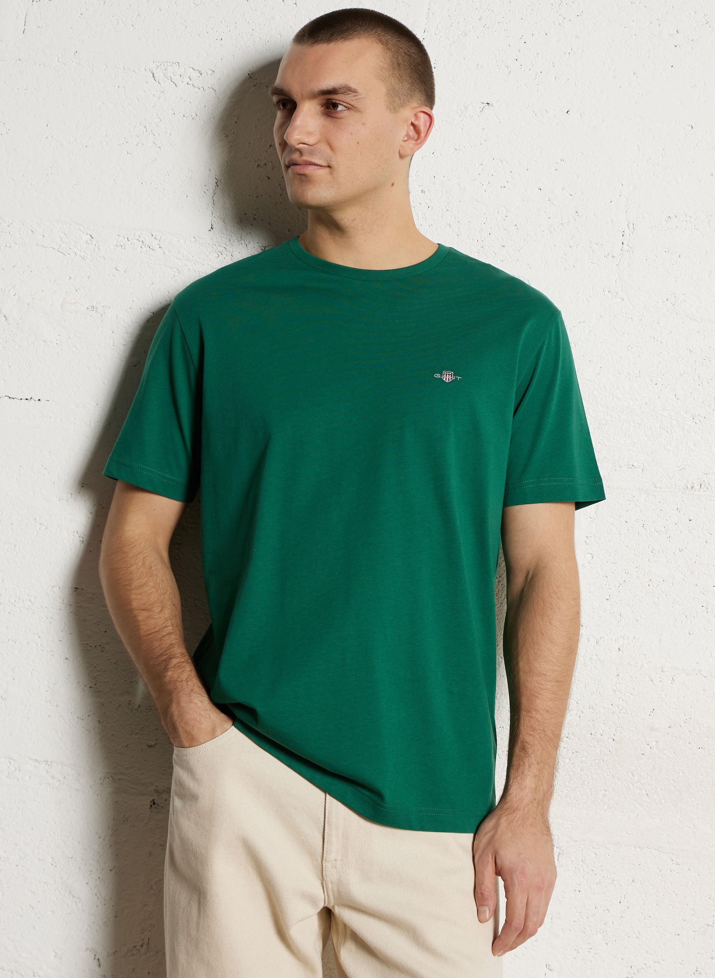 Tee-shirt en coton col rond GANT