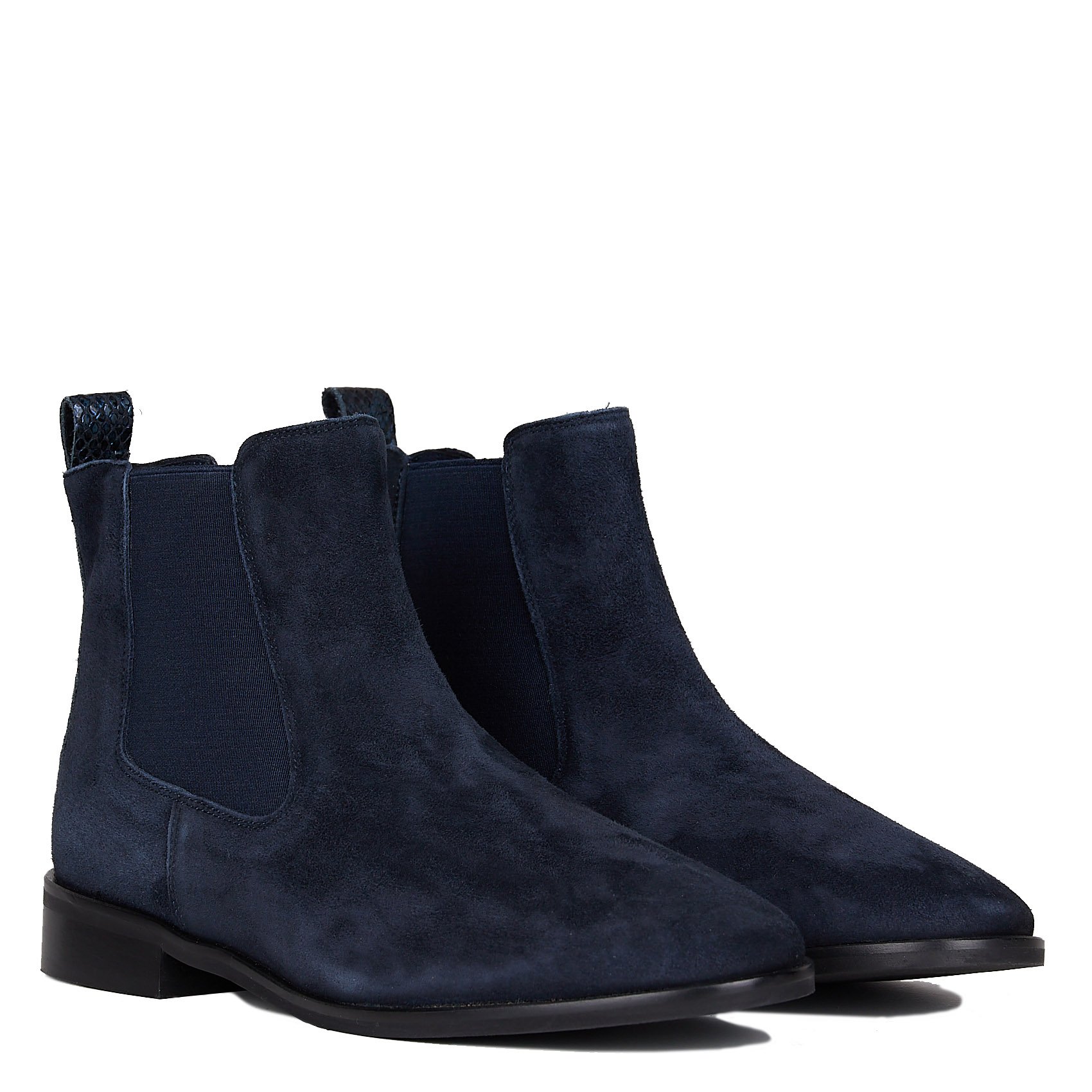 Soft leather boots REQINS Blue