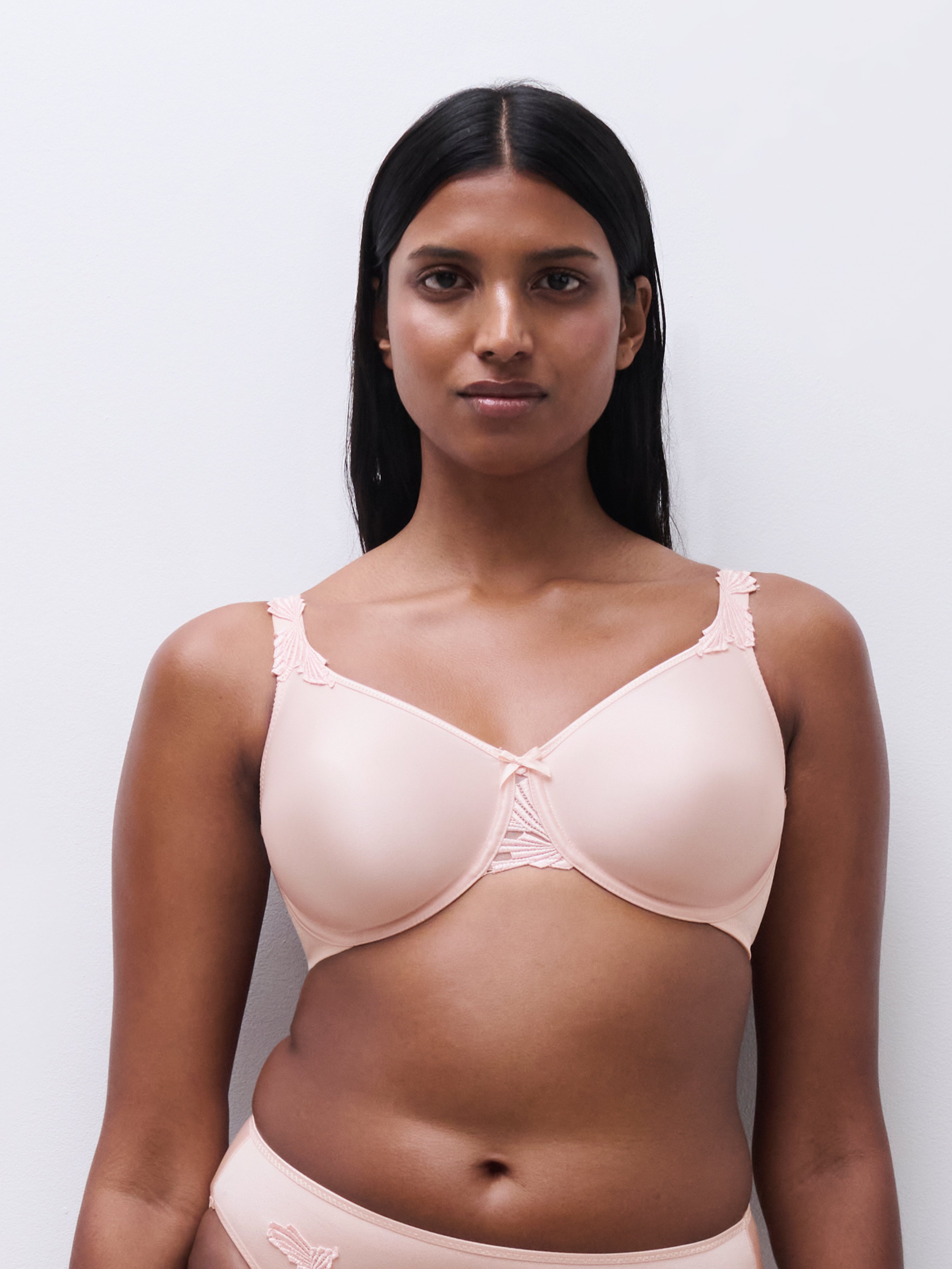 Moulded full-cup bra HEDONA Rose taffetas
