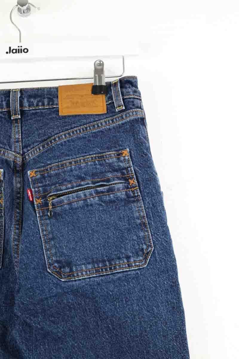 Straight cotton-blend pants LEVI'S - Seconde main Blue