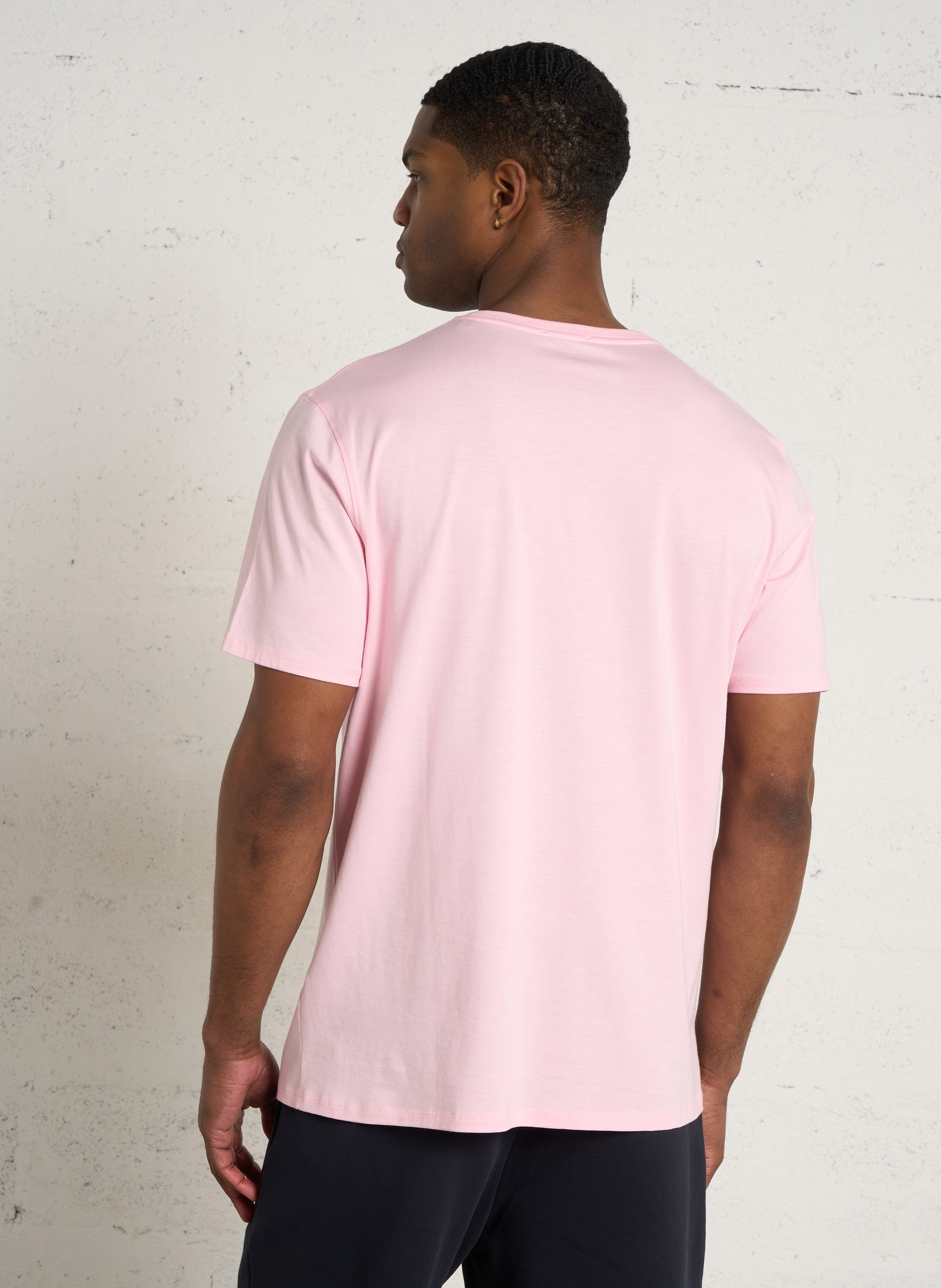 Tee-shirt oversize col rond en coton EDEN PARK Rose