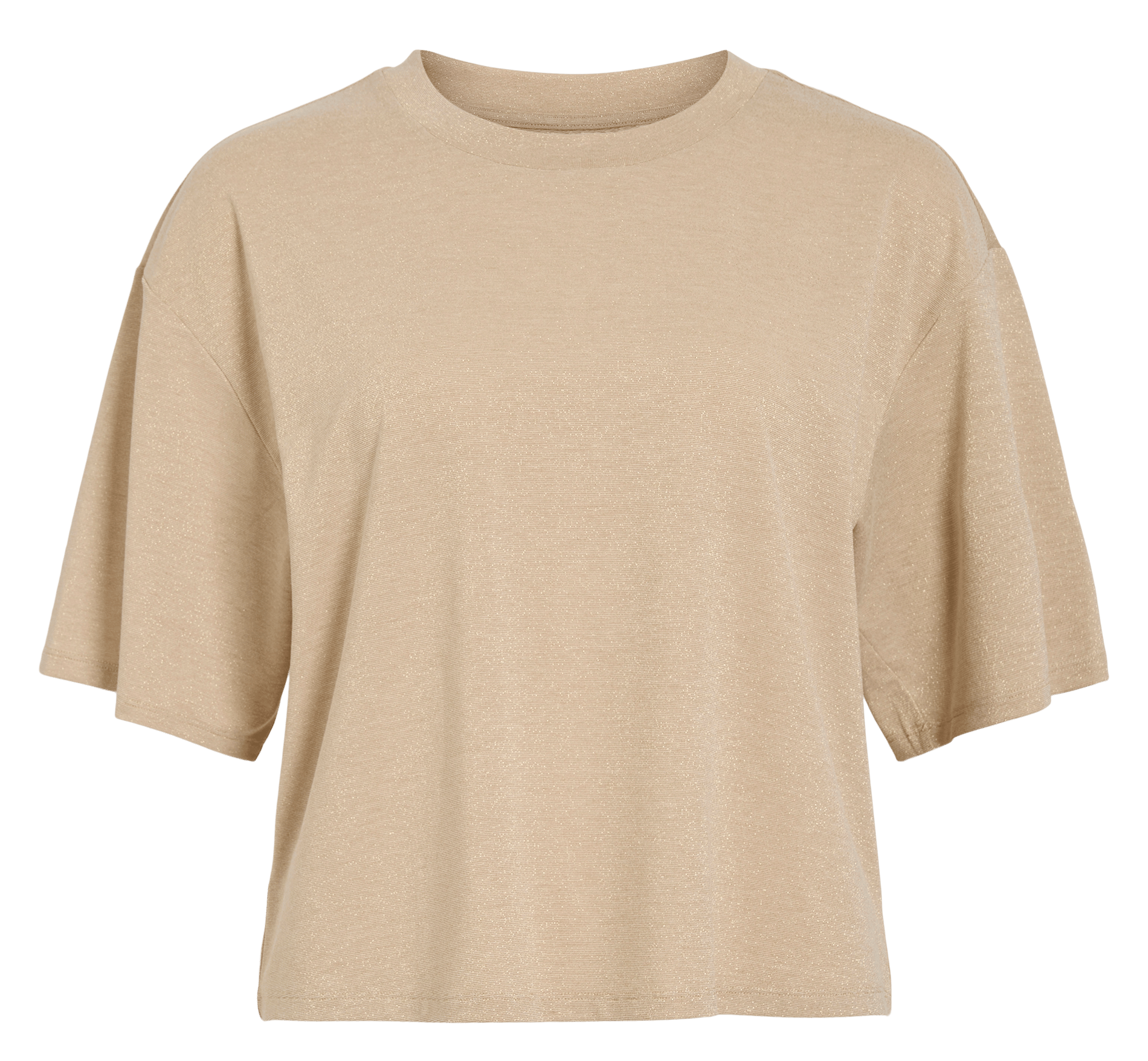 Top manches courtes col rond pailleté VILA