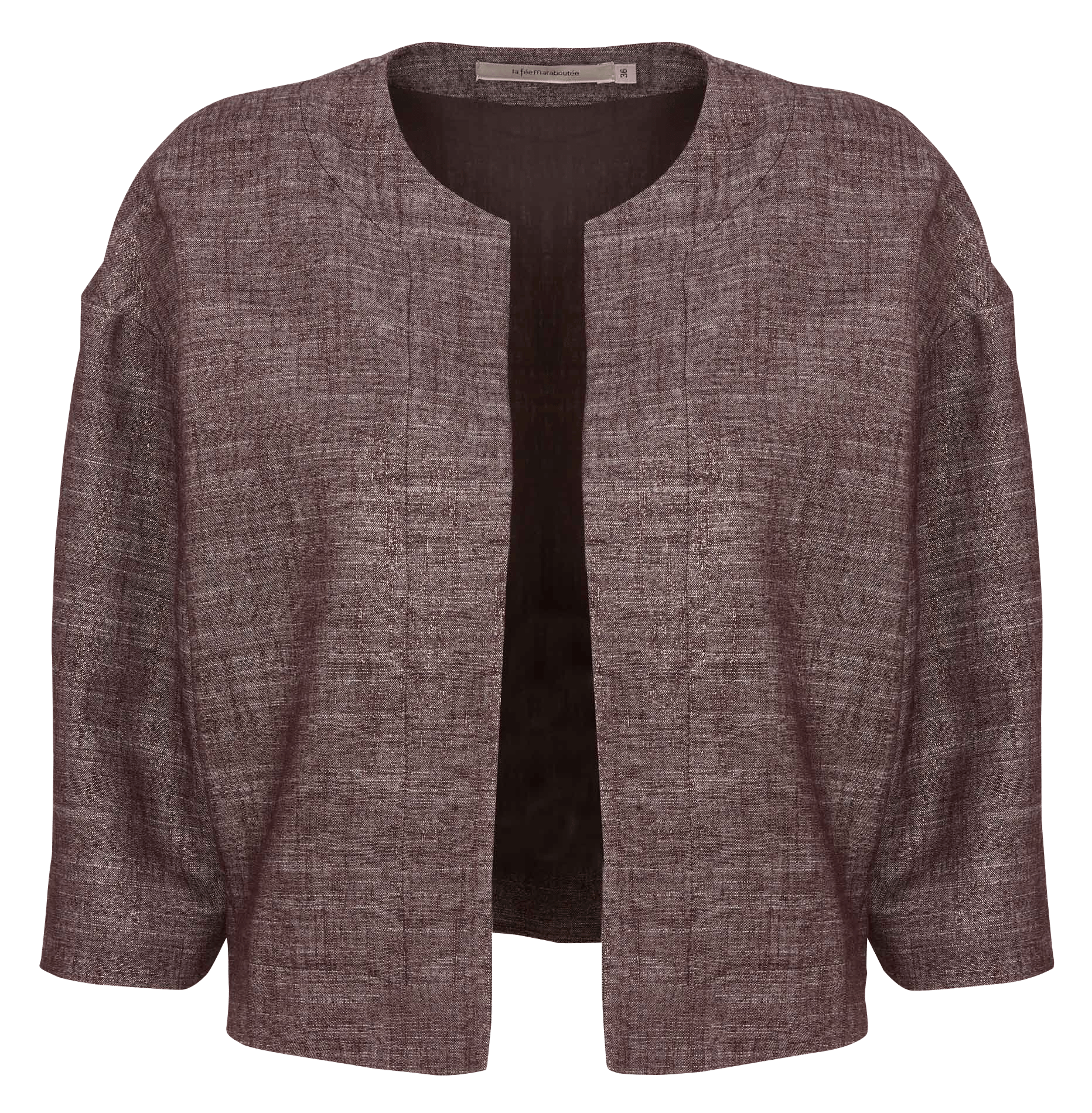 Jacke mit rundem Kragen LA FEE MARABOUTEE