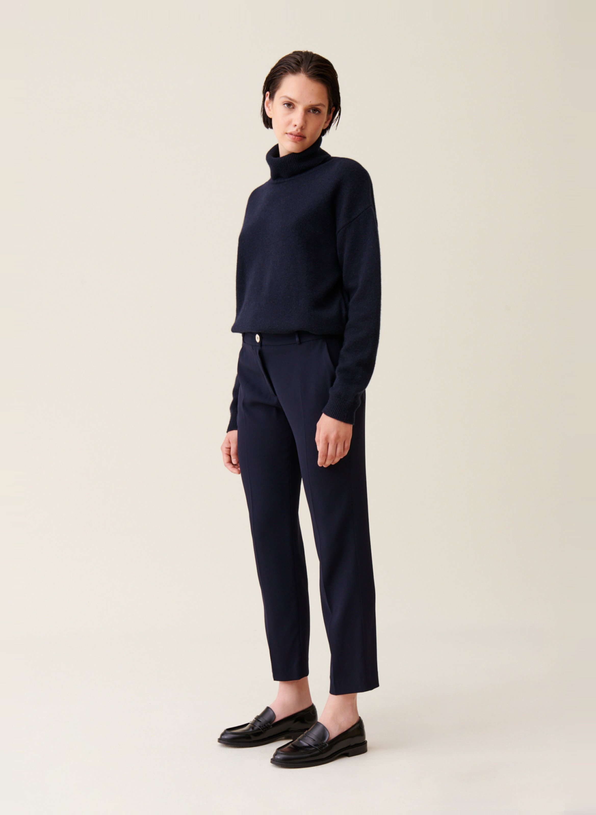 Pantalon droit CLAUDIE PIERLOT Bleu