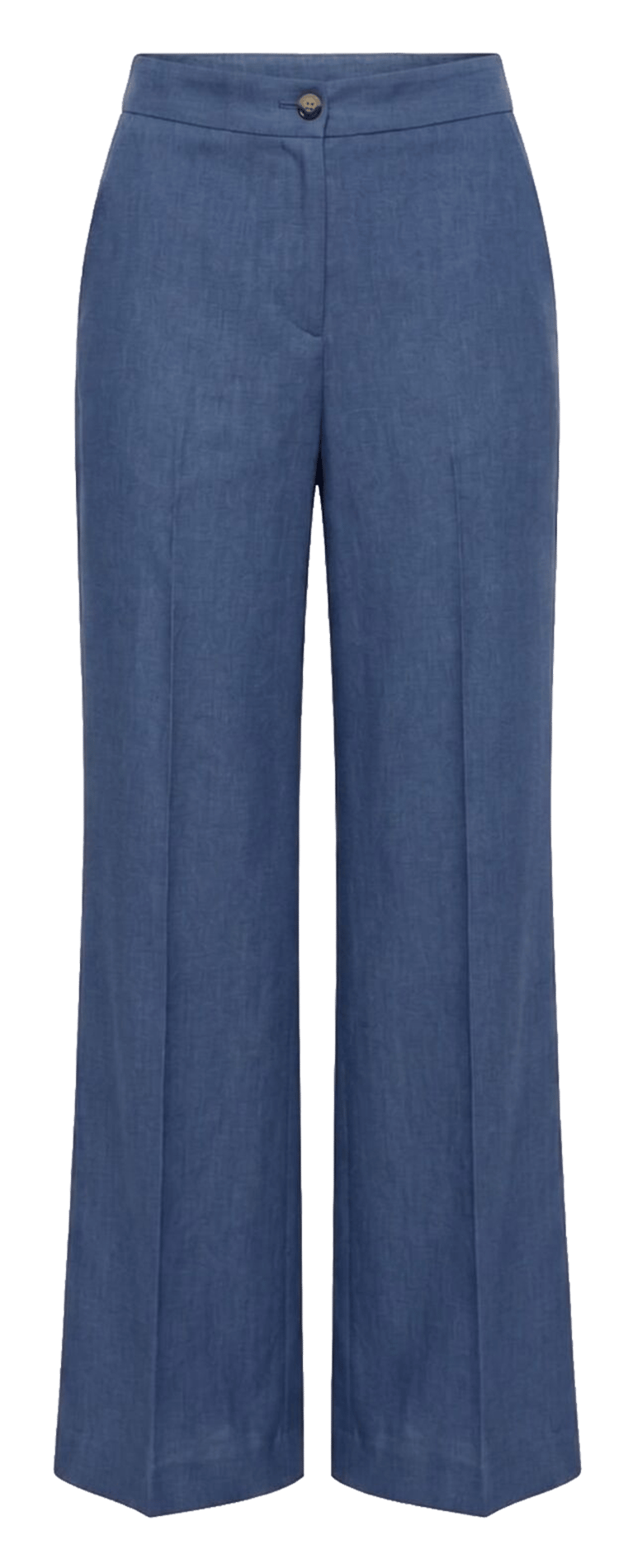 Pantalon droit en lin mélangé GERARD DAREL Bleu