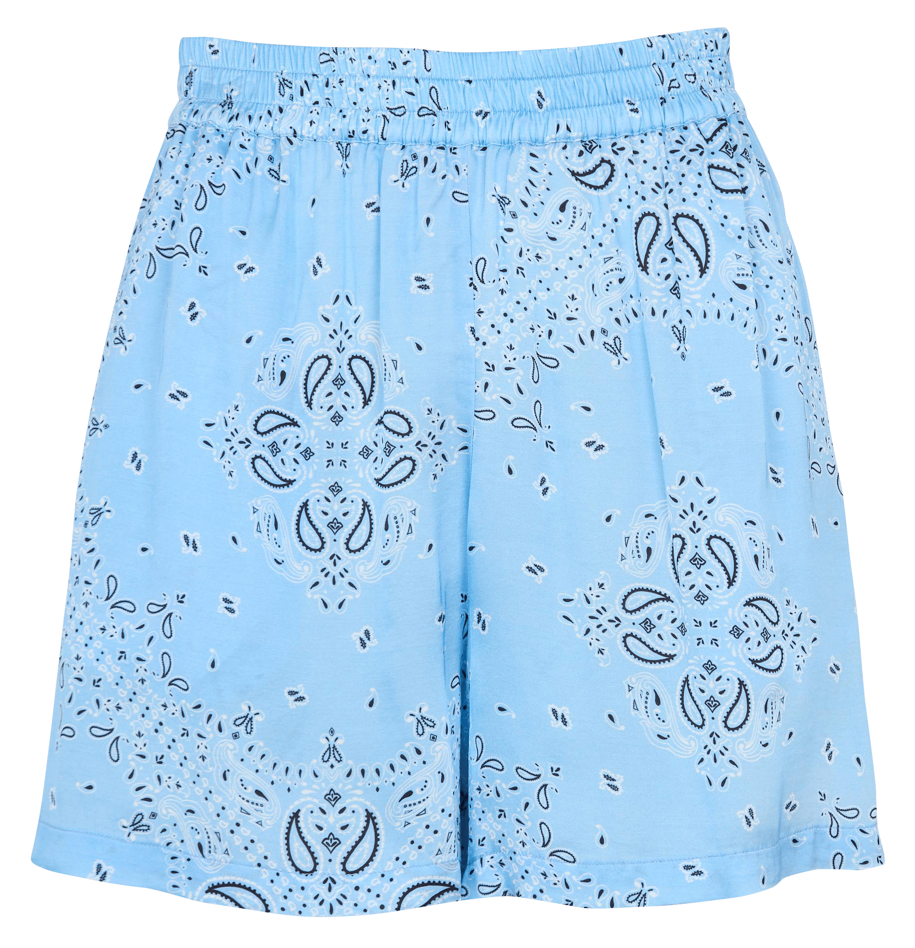 Short droit imprimé BERENICE Bleu