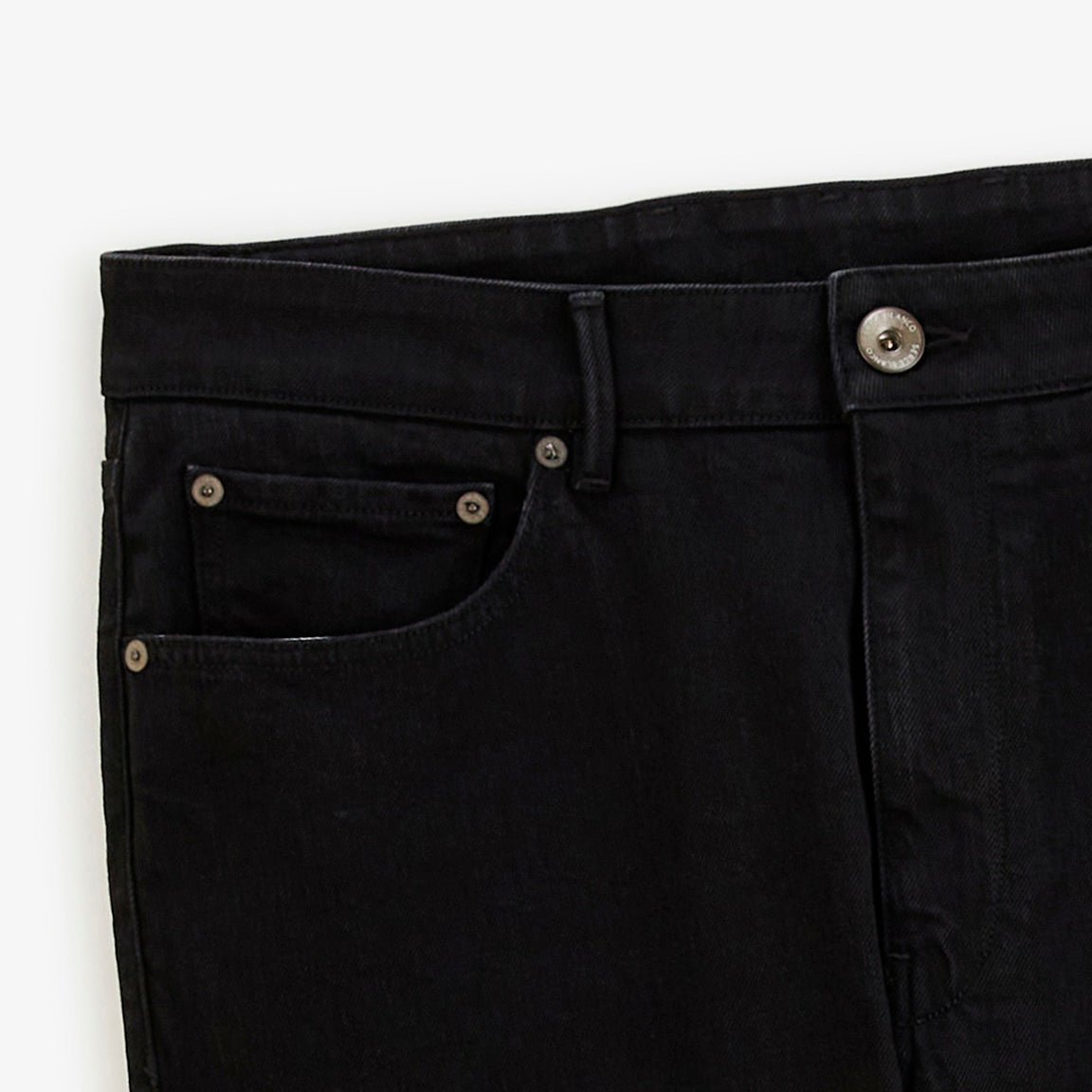 Tapered cotton jeans SERGE BLANCO Black