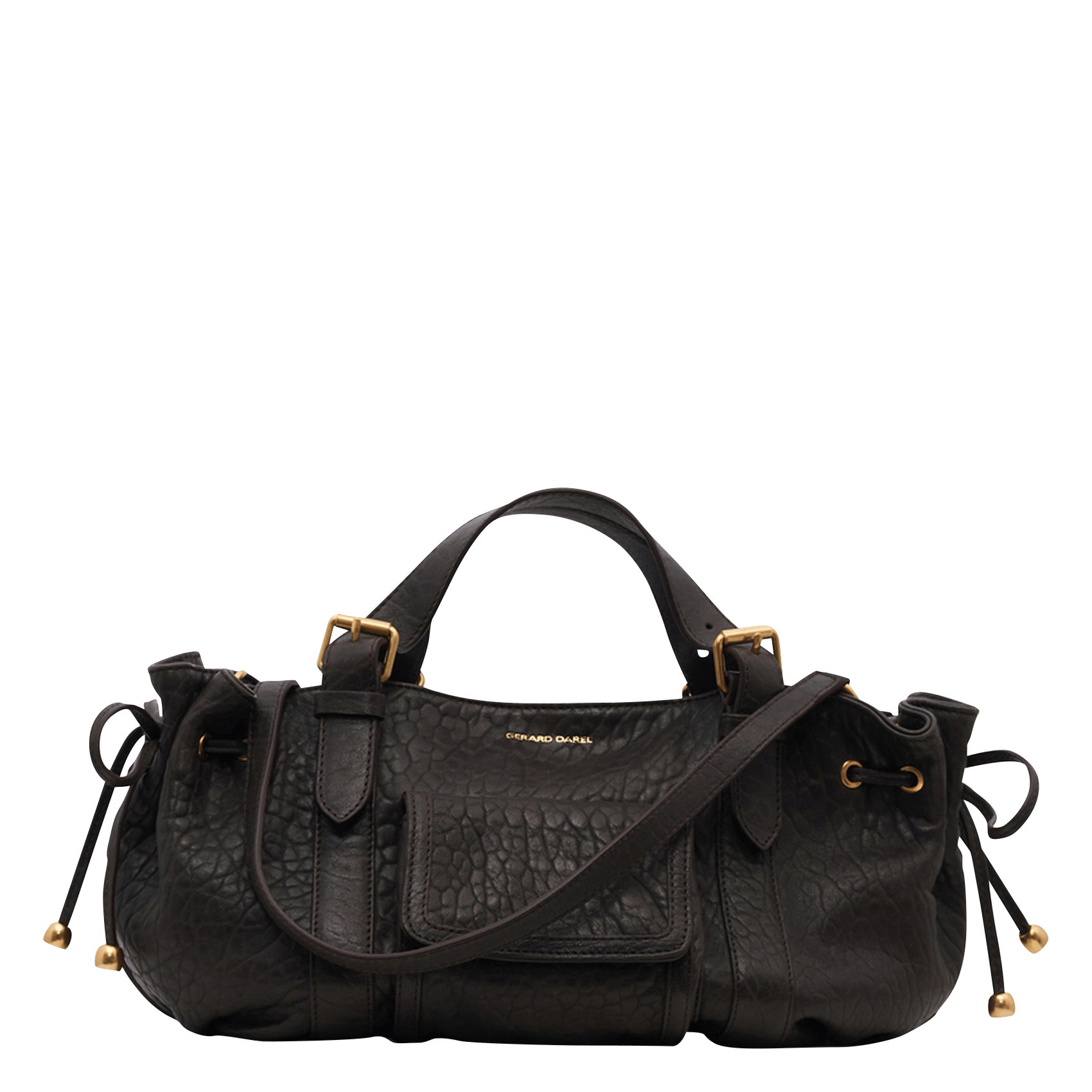 Leren handtas GERARD DAREL Zwart
