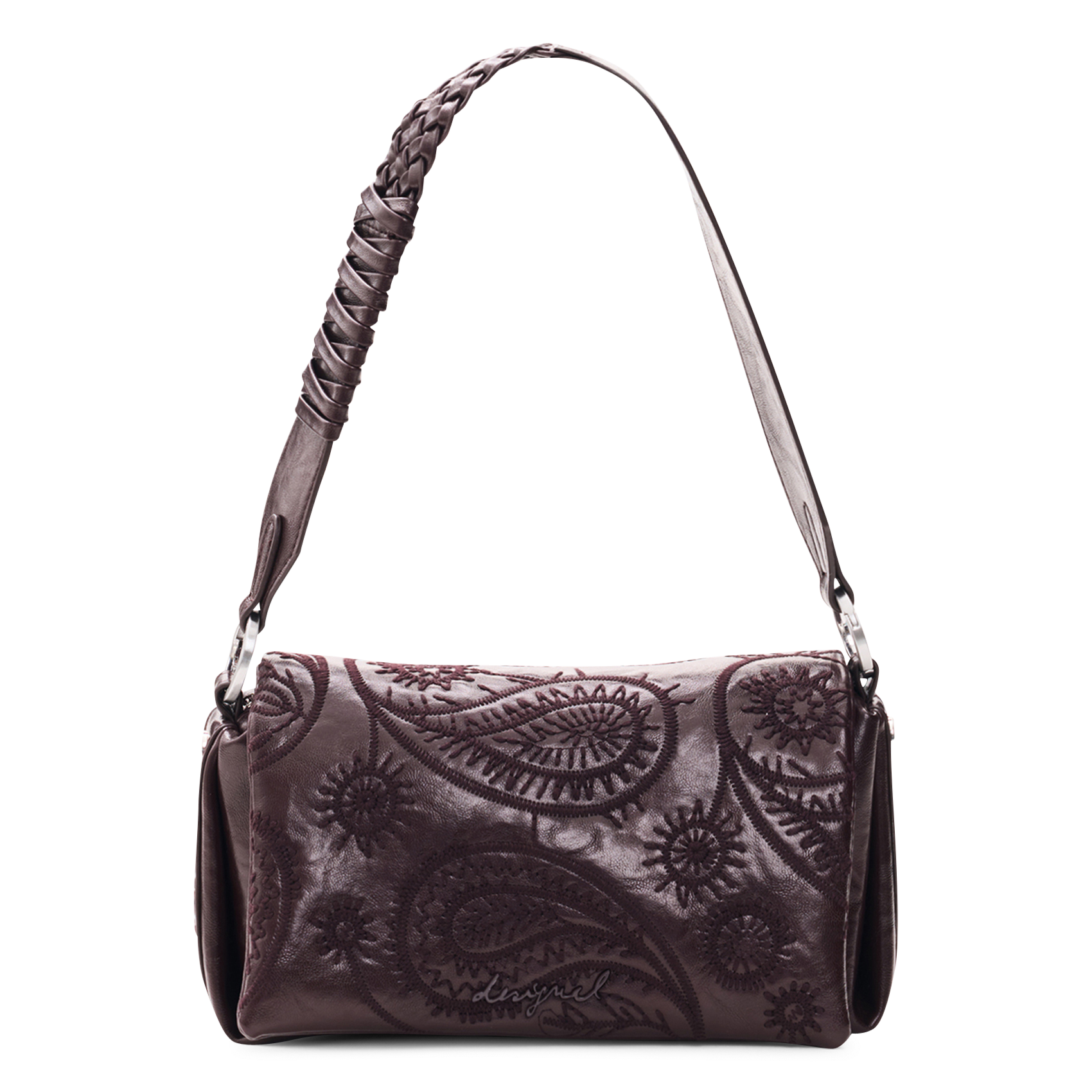 Sac porté épaule brodé DESIGUAL Rouge