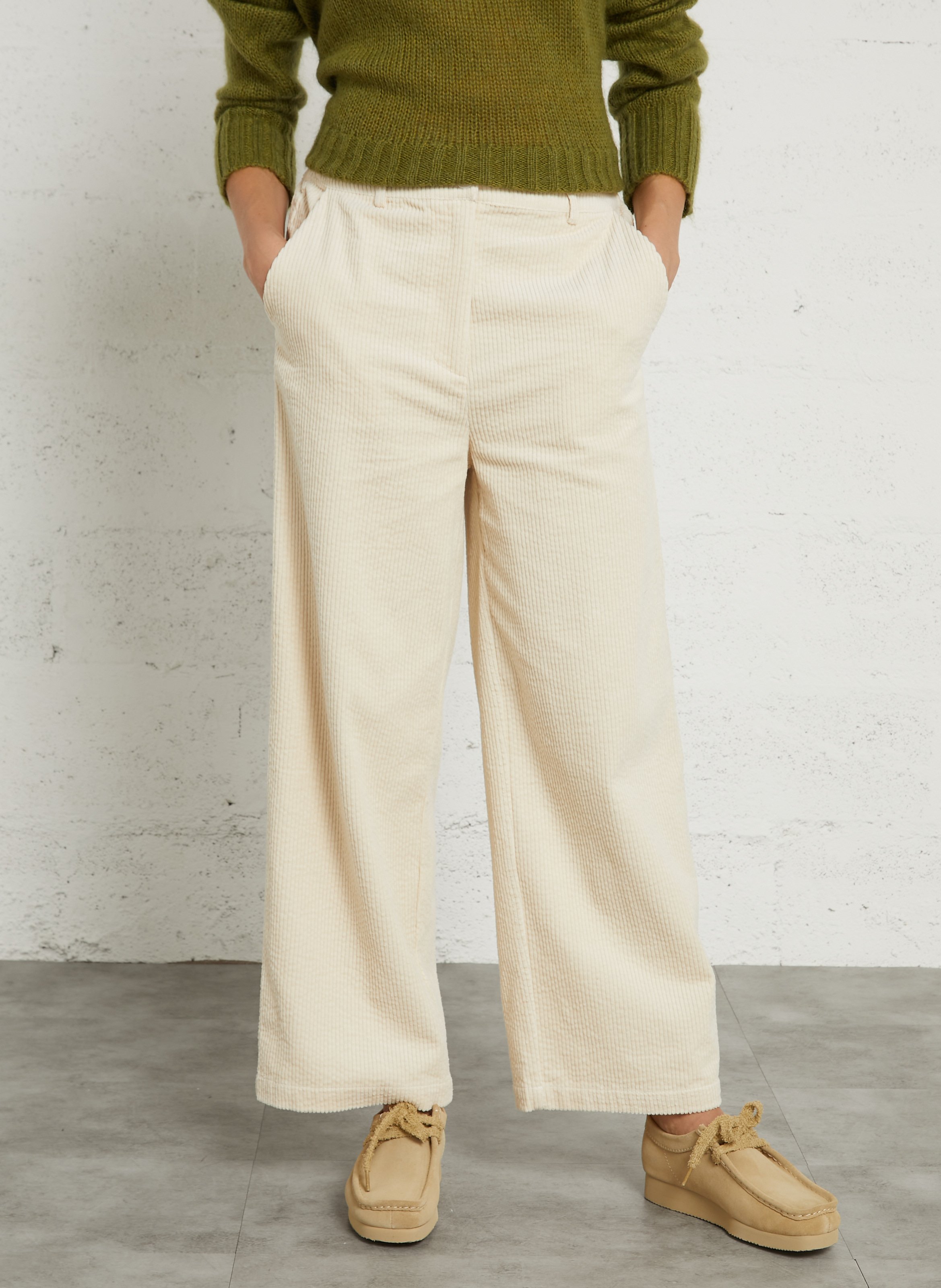 Pantalon en velours côtelé de coton  BELLA JONES