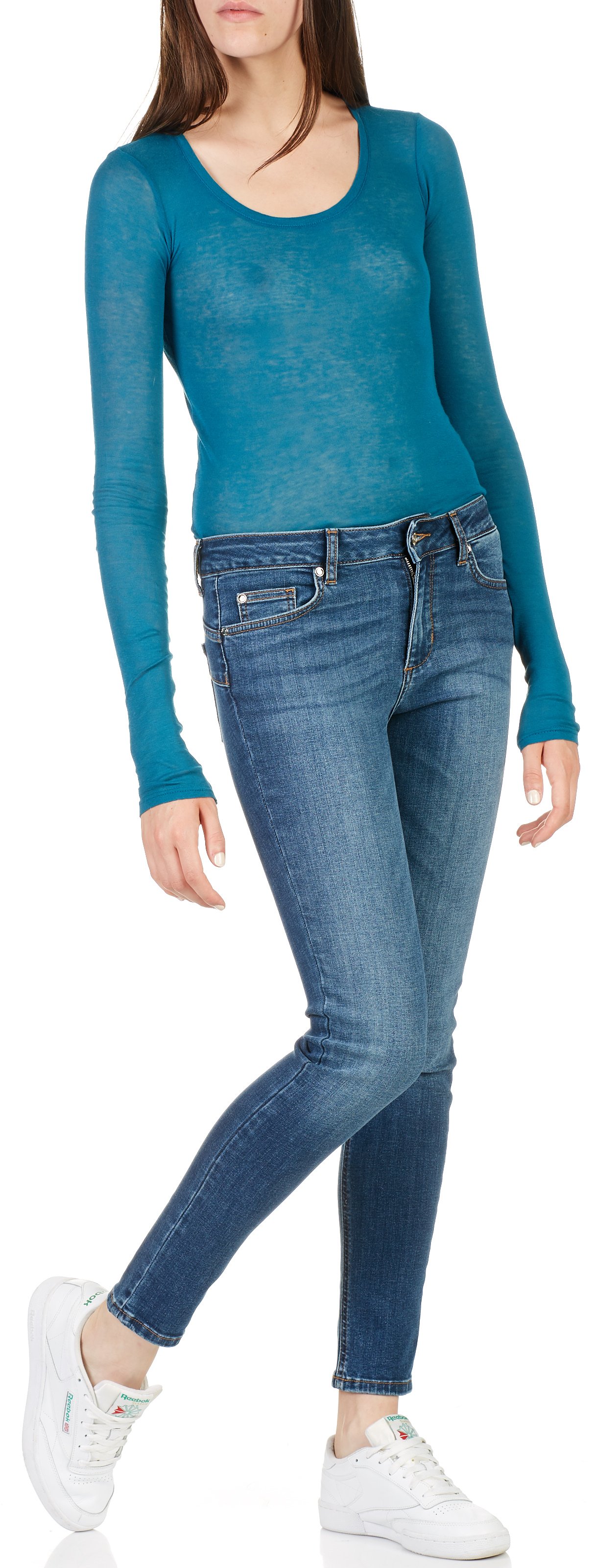 Jean slim bottom-up taille normale LIU JO Jean brut