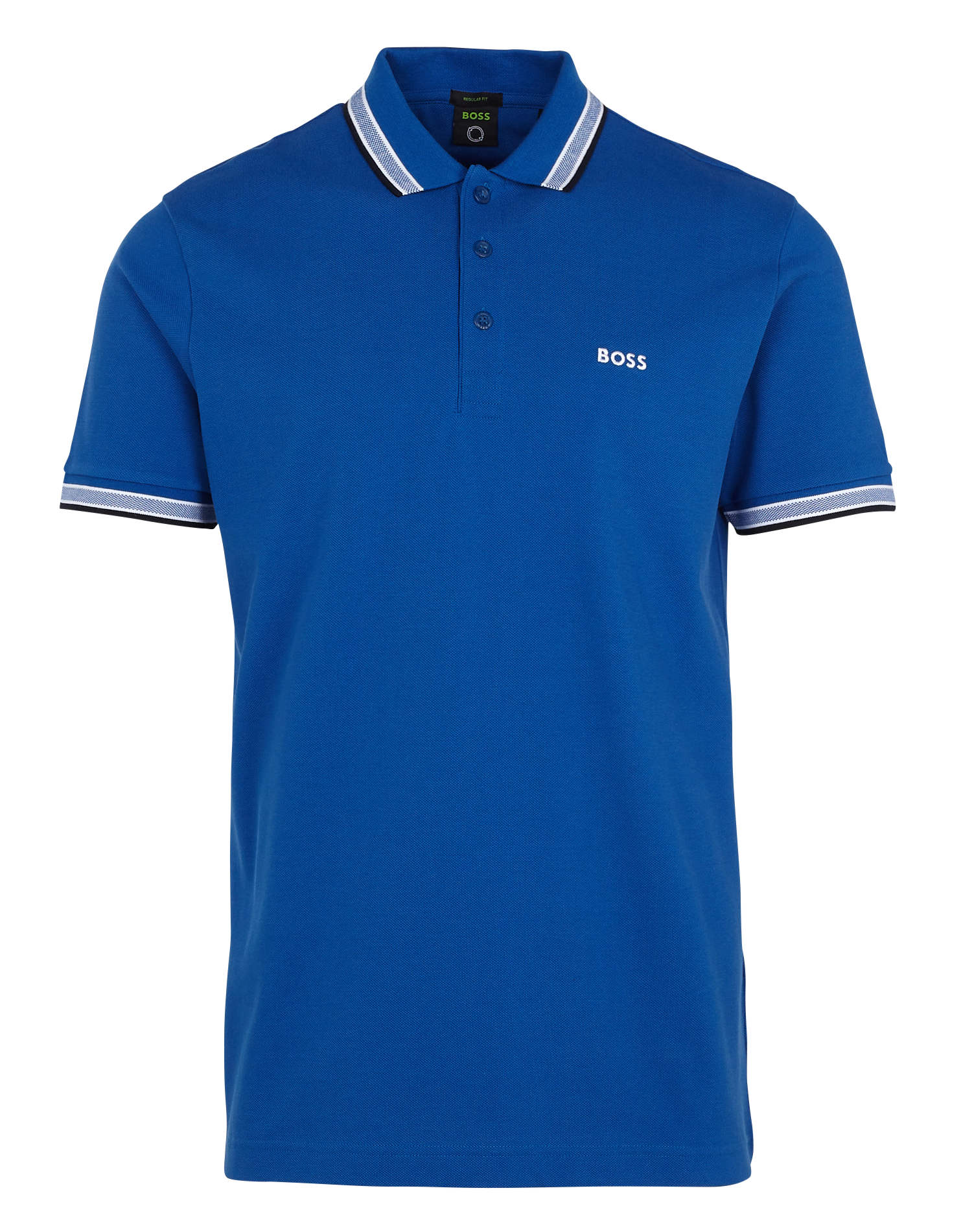 Regular-fit cotton polo shirt BOSS Blue