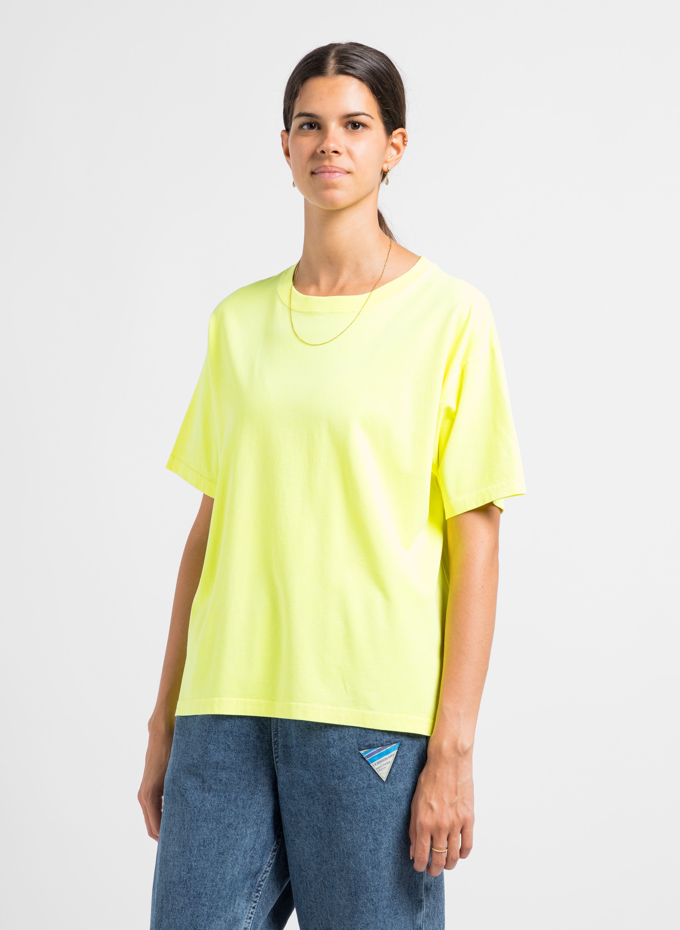 T shirt best sale jaune fluo