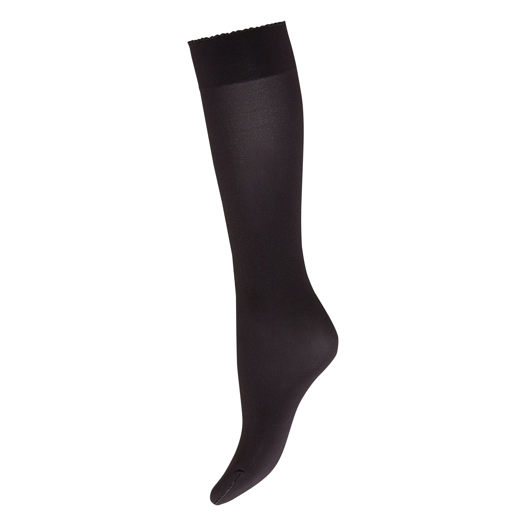 Velvety knee-highs  Black