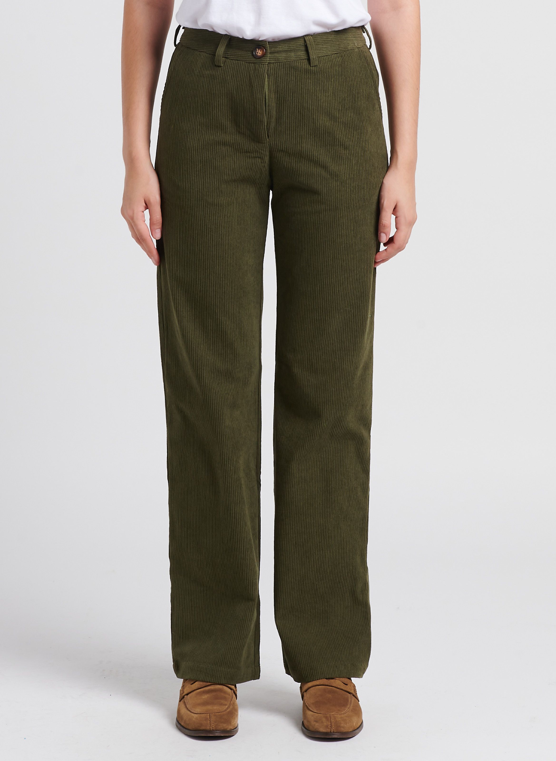 Pantalon velours cheap cotelé femme mango